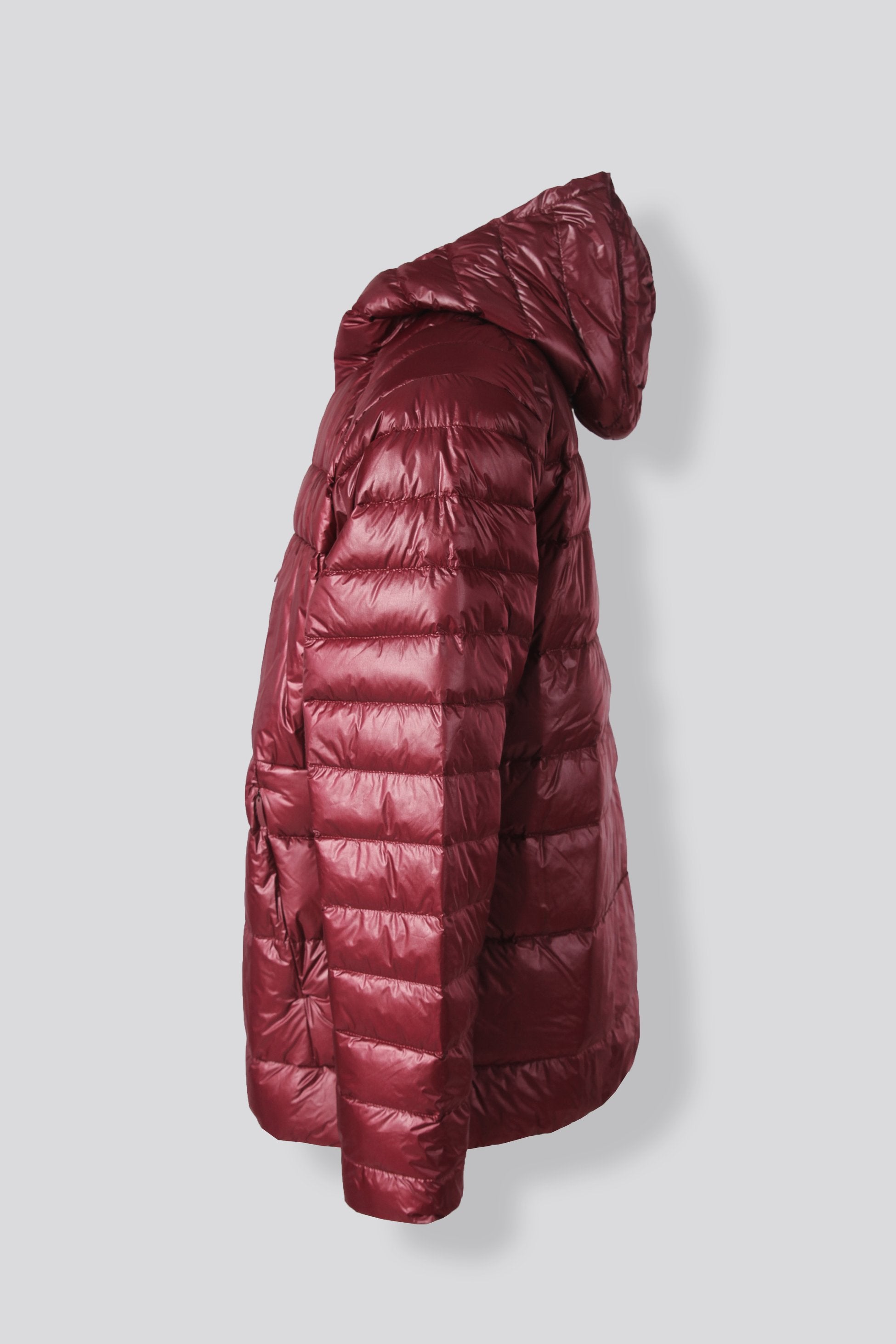 Isaora-Hooded Bold Down Jacket-Mont-2-Milagron.com