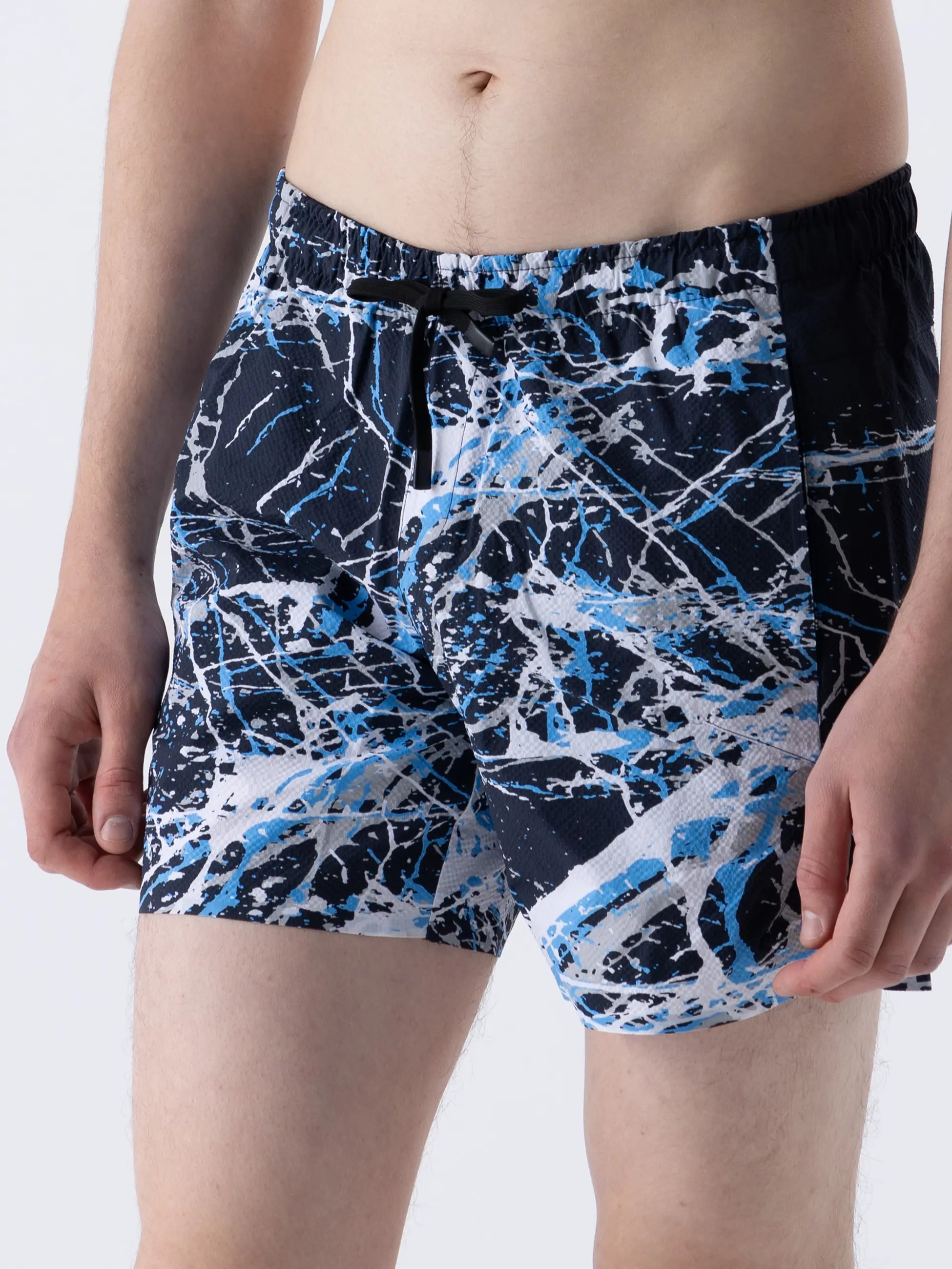 Isaora-Marble Baskili Deni̇z şortu-1-Milagron.com