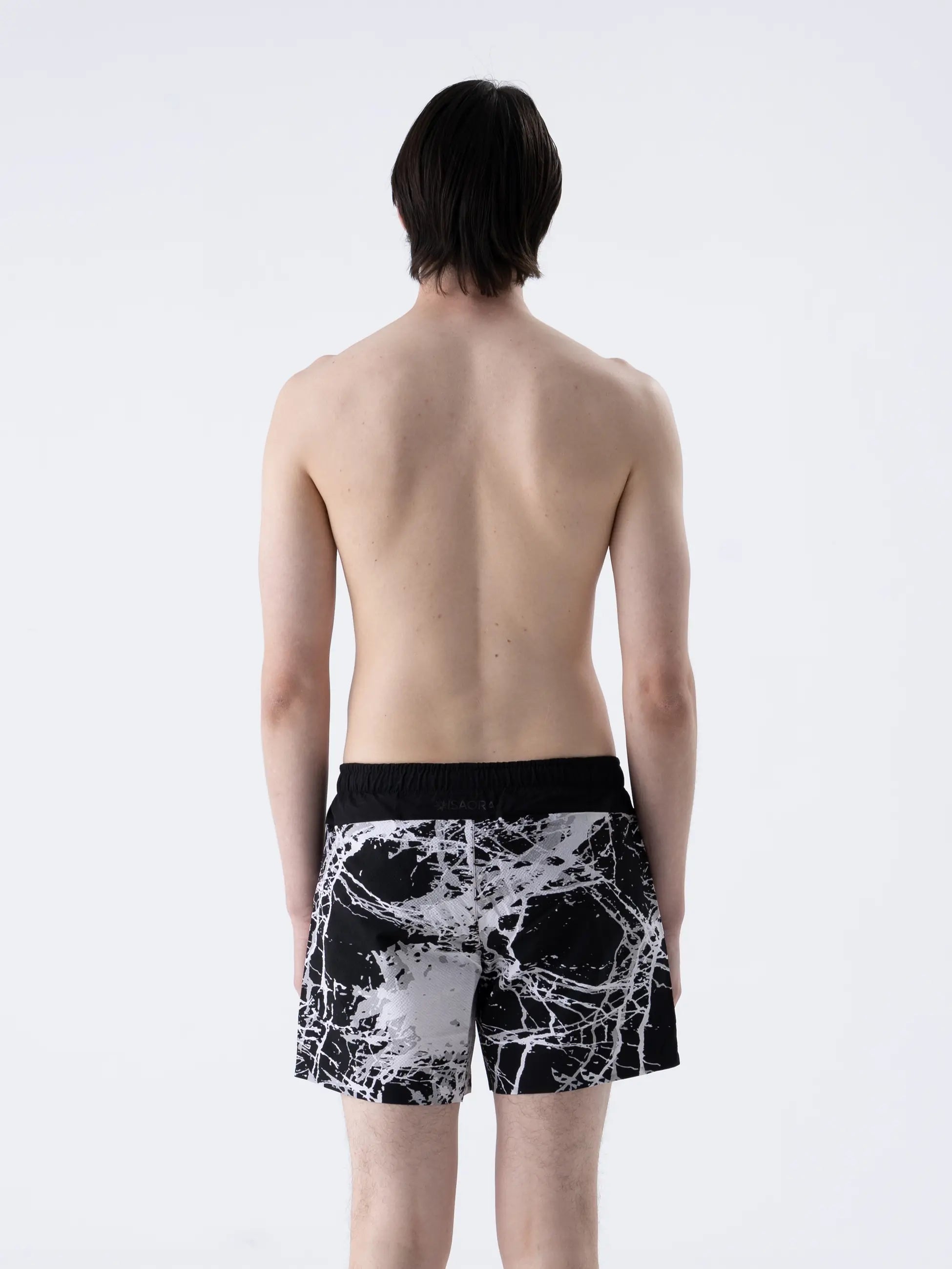 Isaora-Marble Baskili Deni̇z şortu-9-Milagron.com