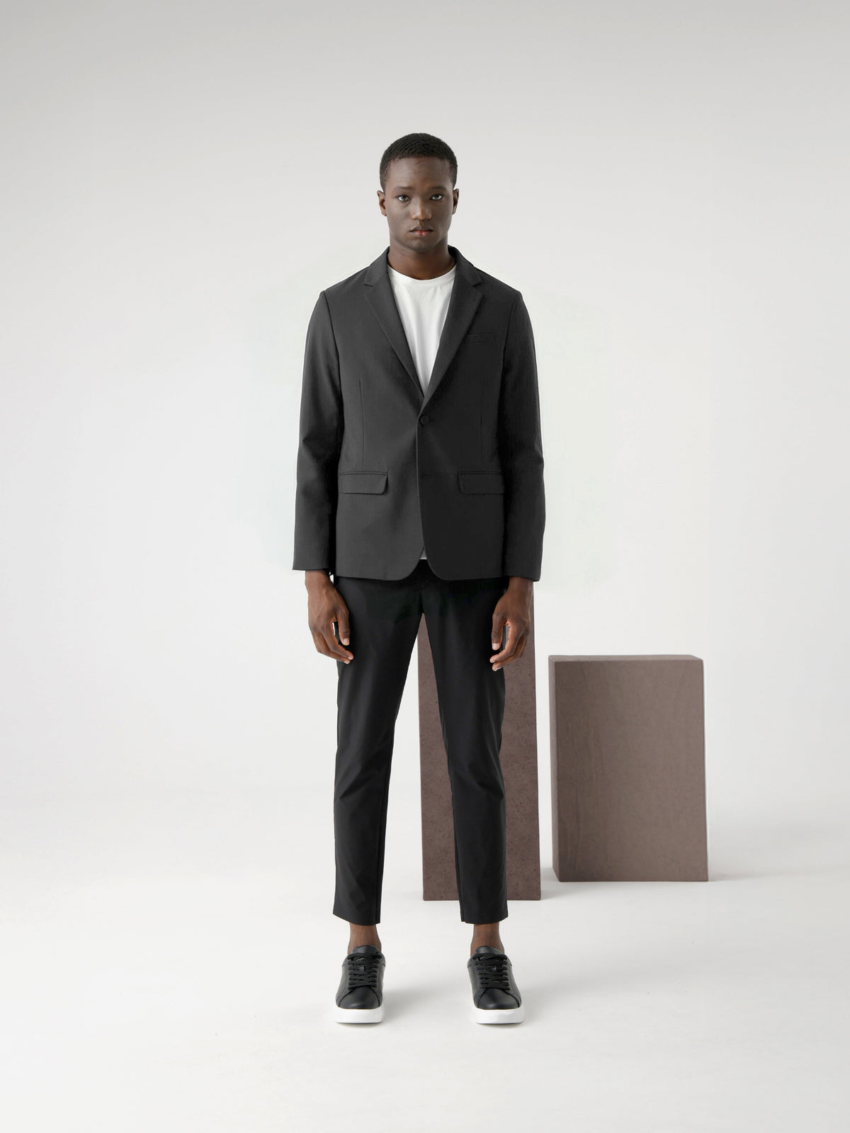 Isaora-Su İtici Teknik Kumaş Blazer Ceket-Blazer Ceket-4-Milagron.com