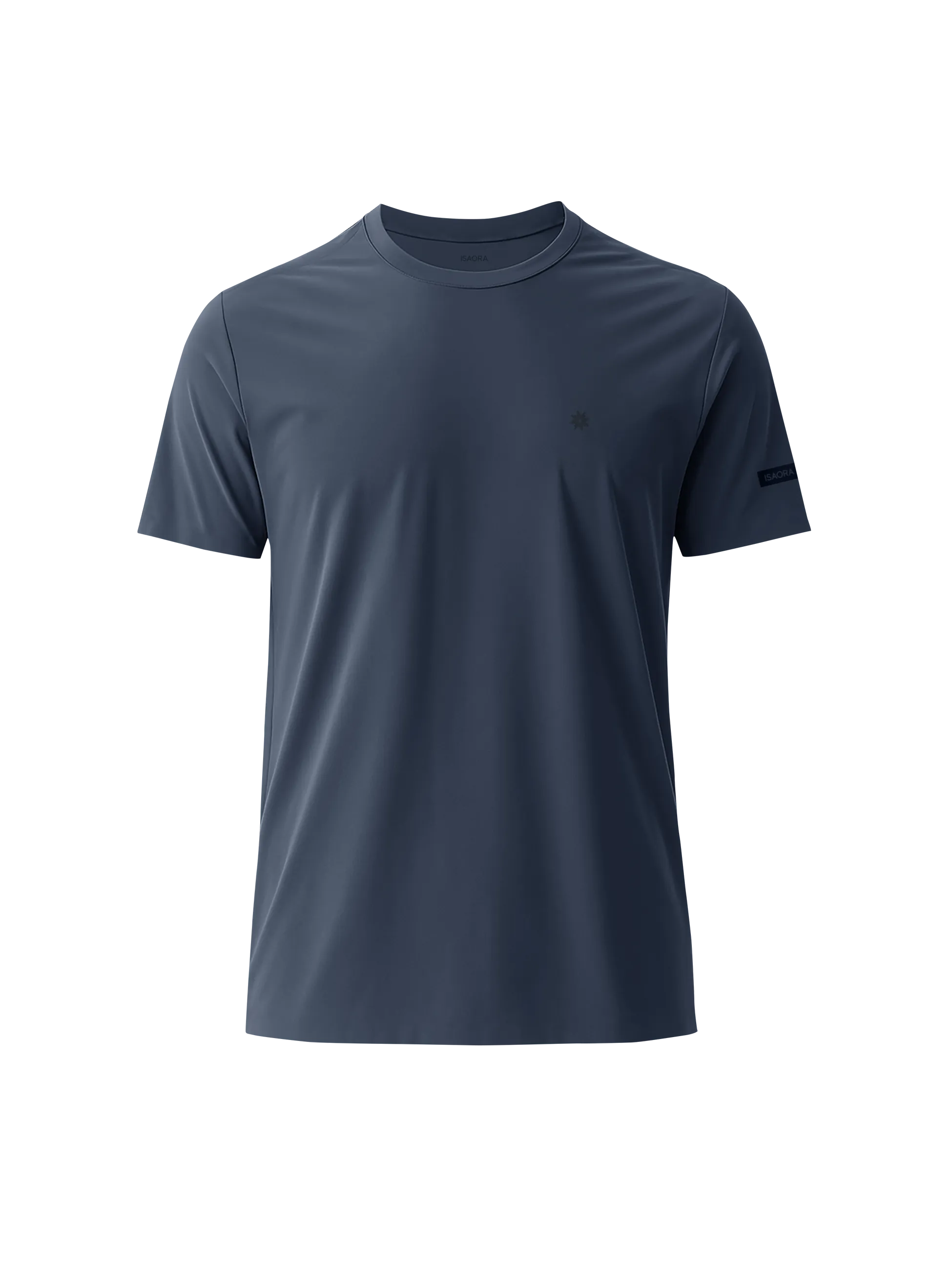 Isaora-Super Crew Kisa Kollu Ti̇şört-1-Milagron.com