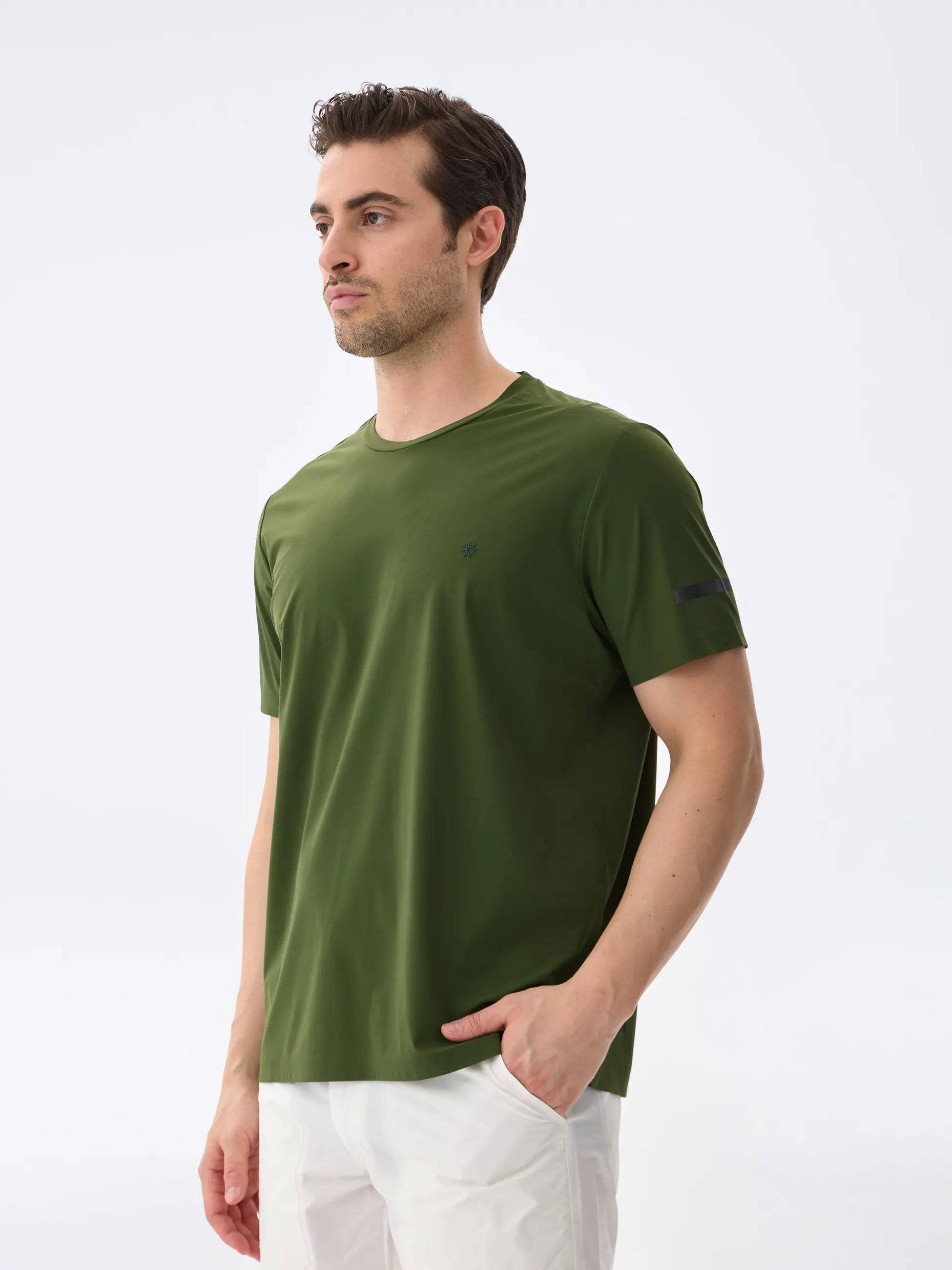 Isaora-Super Crew Kisa Kollu Ti̇şört-21-Milagron.com