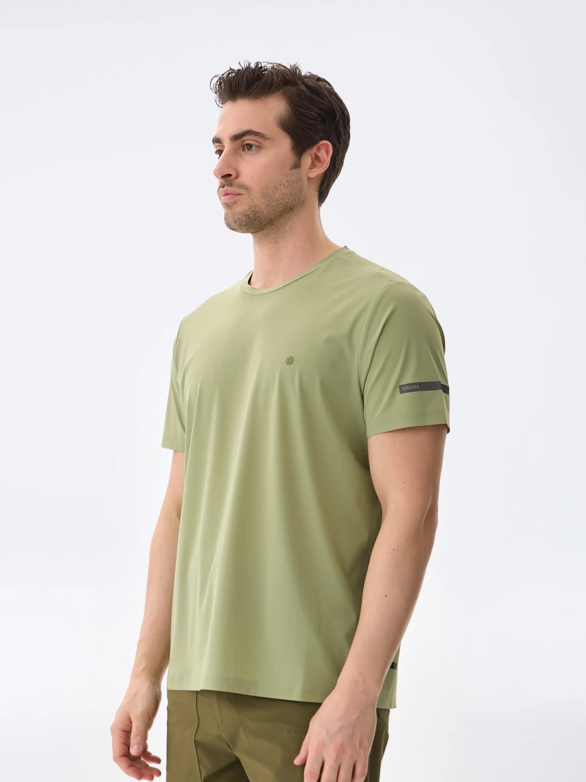 Isaora-Super Crew Kisa Kollu Ti̇şört-27-Milagron.com