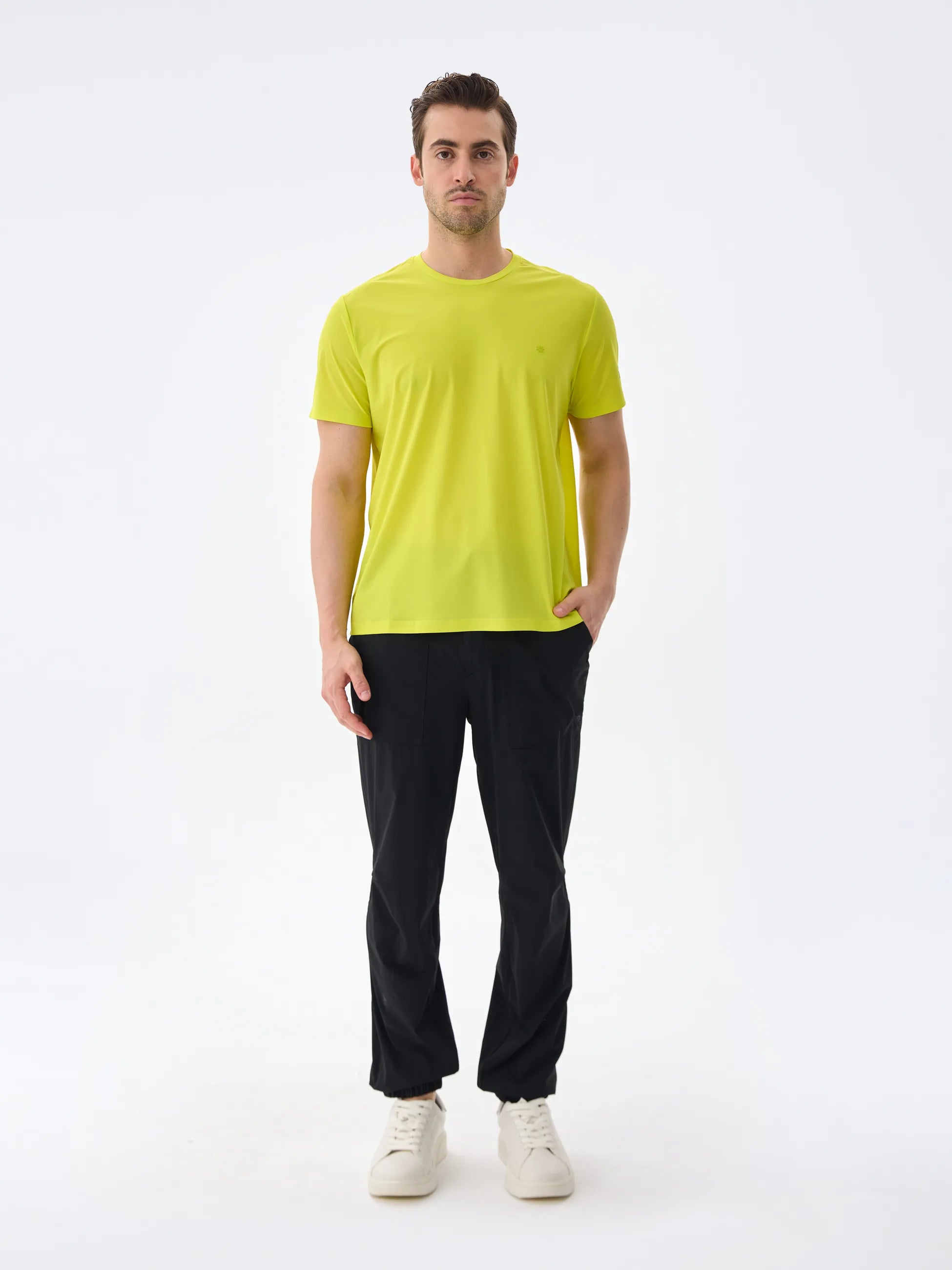 Isaora-Super Crew Kisa Kollu Ti̇şört-42-Milagron.com