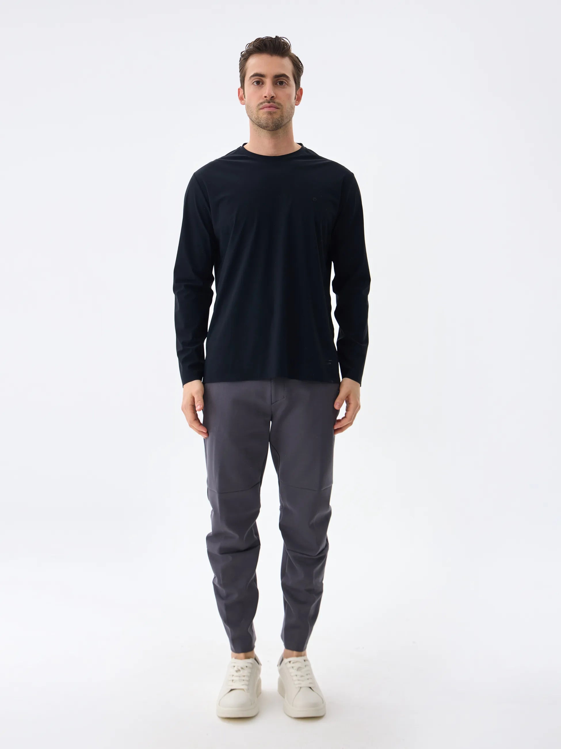 Isaora-Super Crew Uzun Kollu Ti̇şört-11-Milagron.com