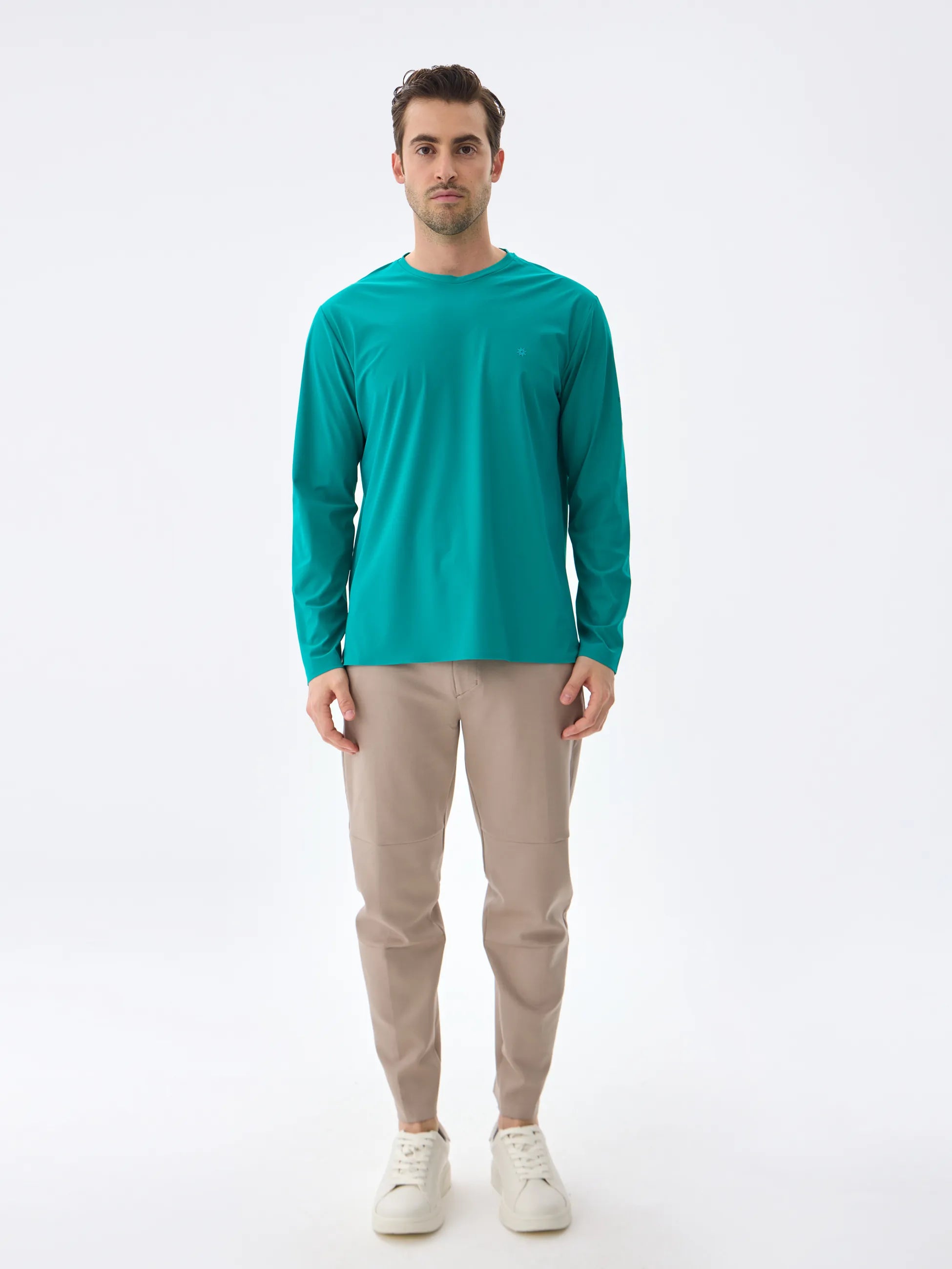 Isaora-Super Crew Uzun Kollu Ti̇şört-26-Milagron.com