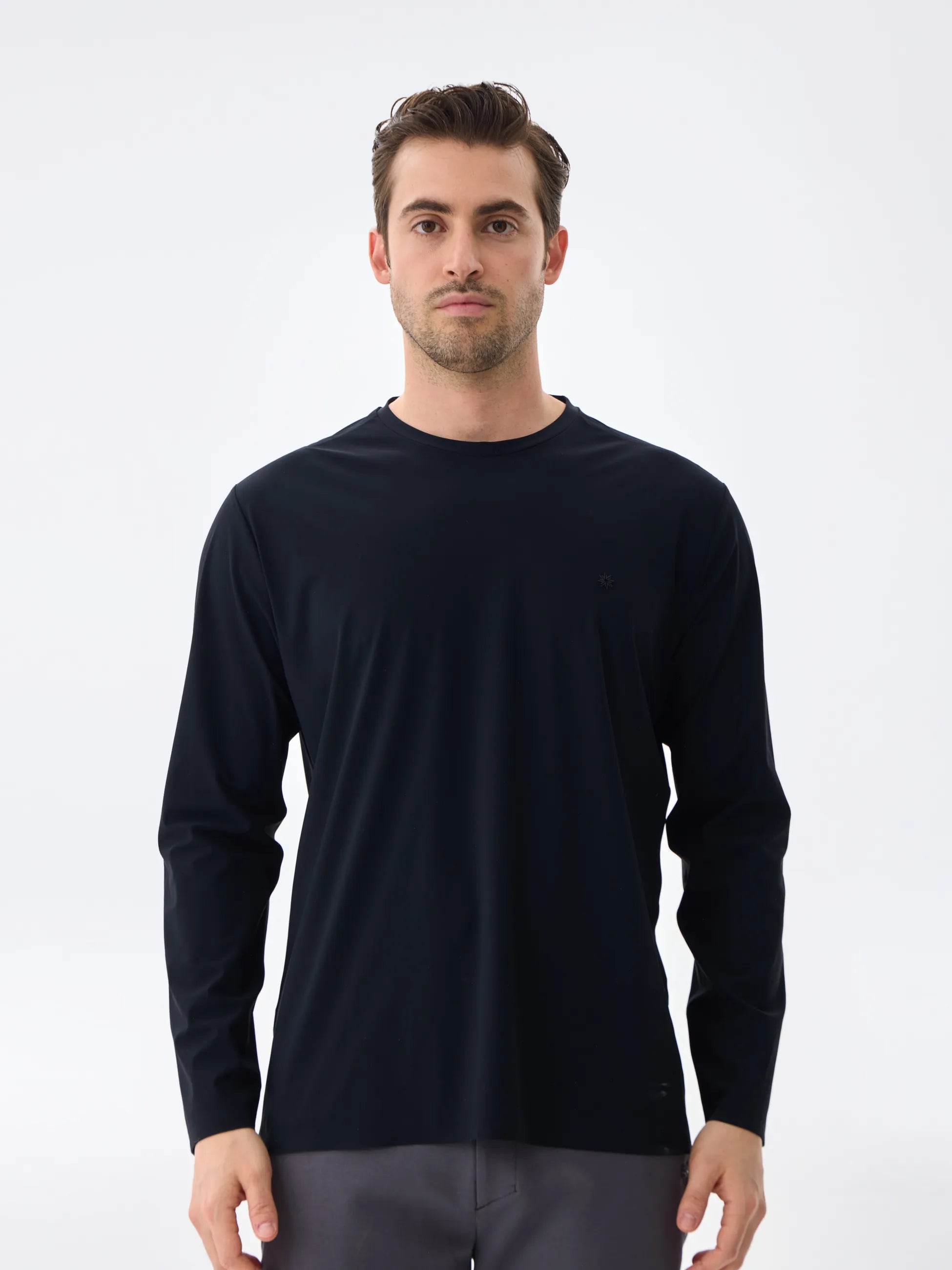 Isaora-Super Crew Uzun Kollu Ti̇şört-7-Milagron.com