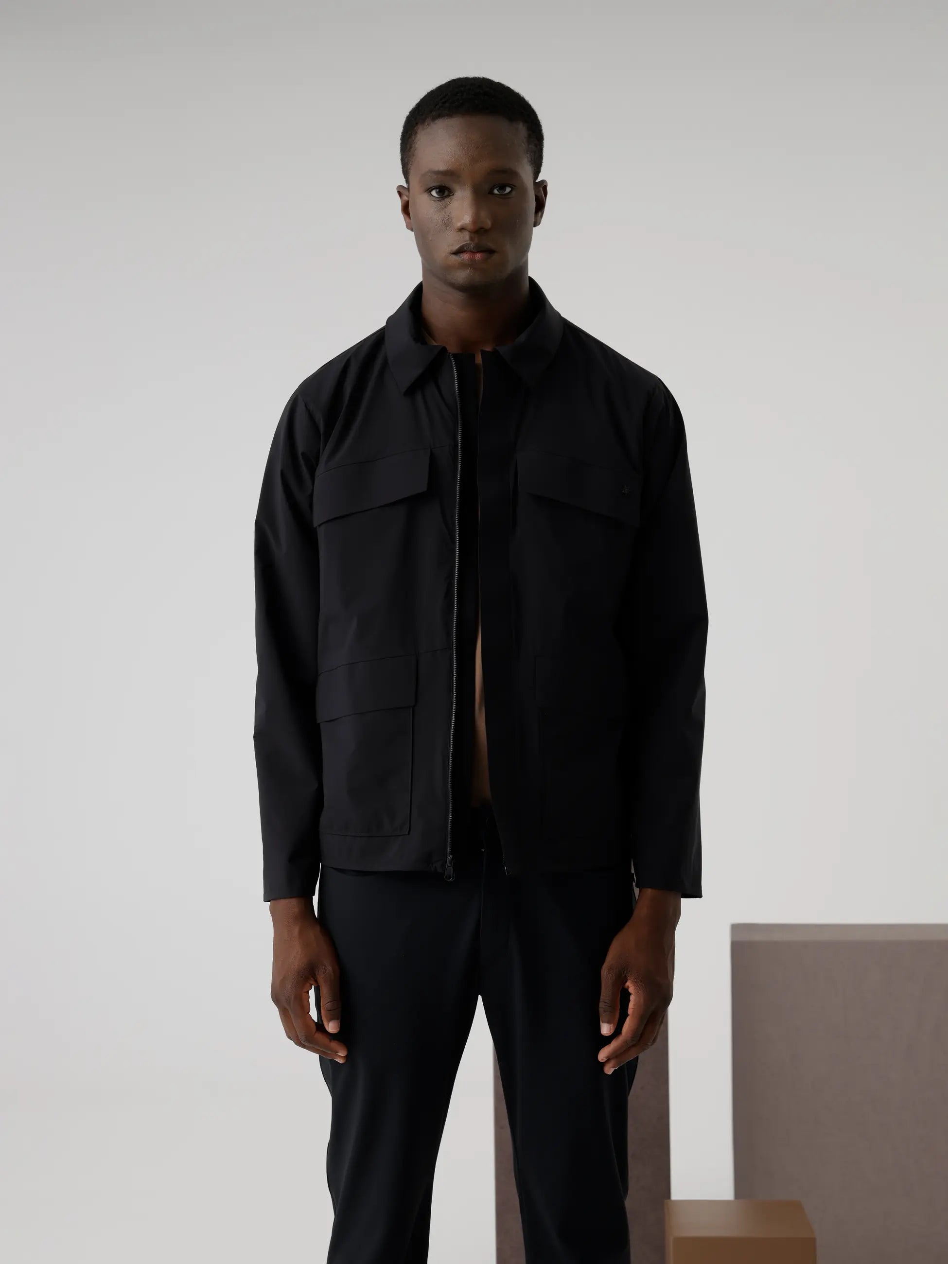 Isaora-Technical Alpaca Ceket-2-Milagron.com