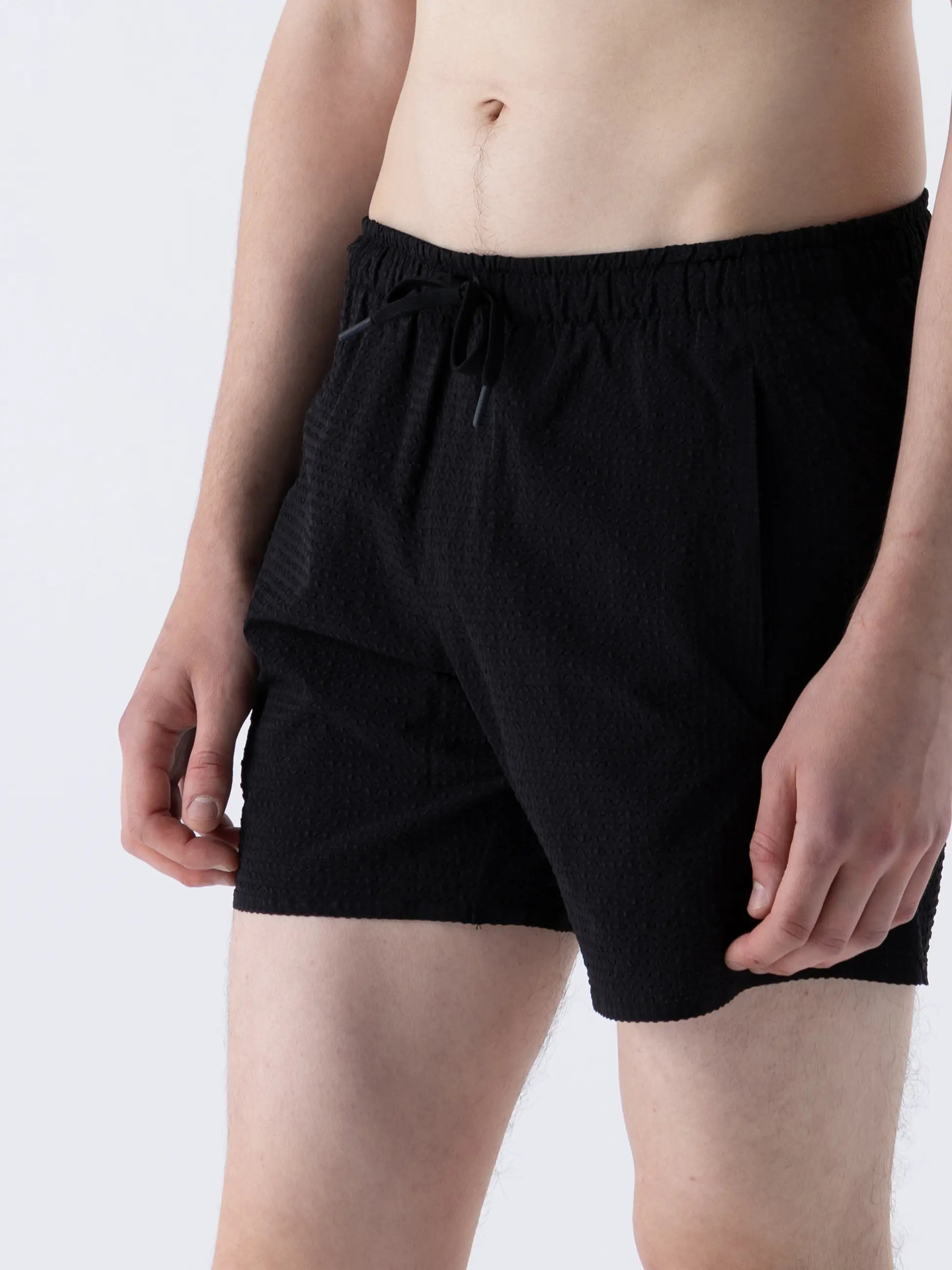 Isaora-Textured Deni̇z şortu-1-Milagron.com