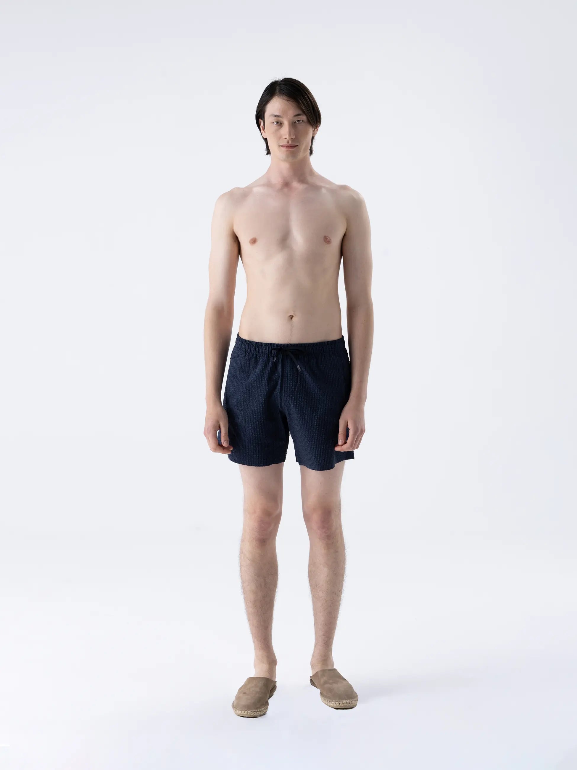 Isaora-Textured Deni̇z şortu-10-Milagron.com