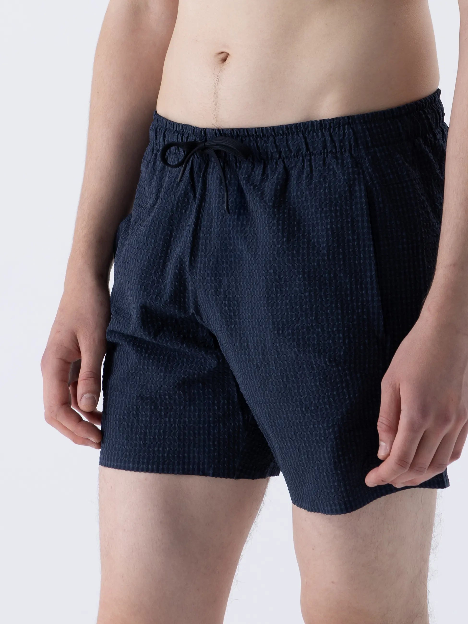 Isaora-Textured Deni̇z şortu-6-Milagron.com