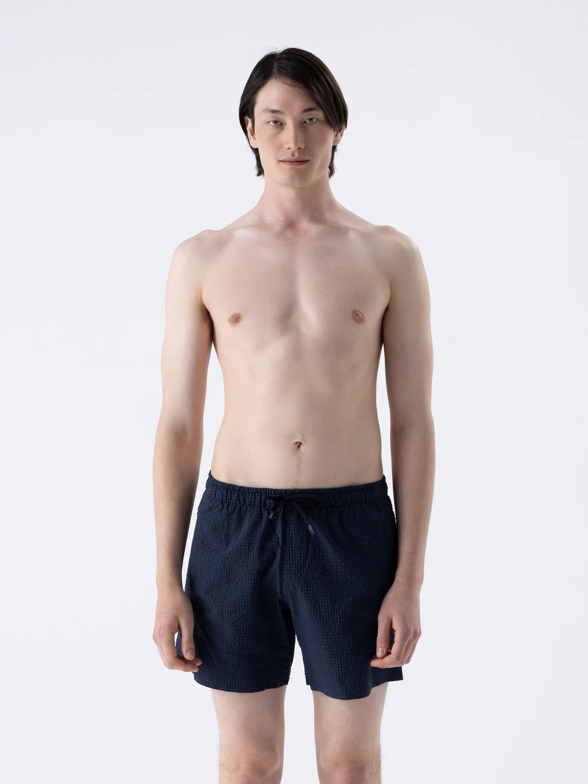 Isaora-Textured Deni̇z şortu-7-Milagron.com