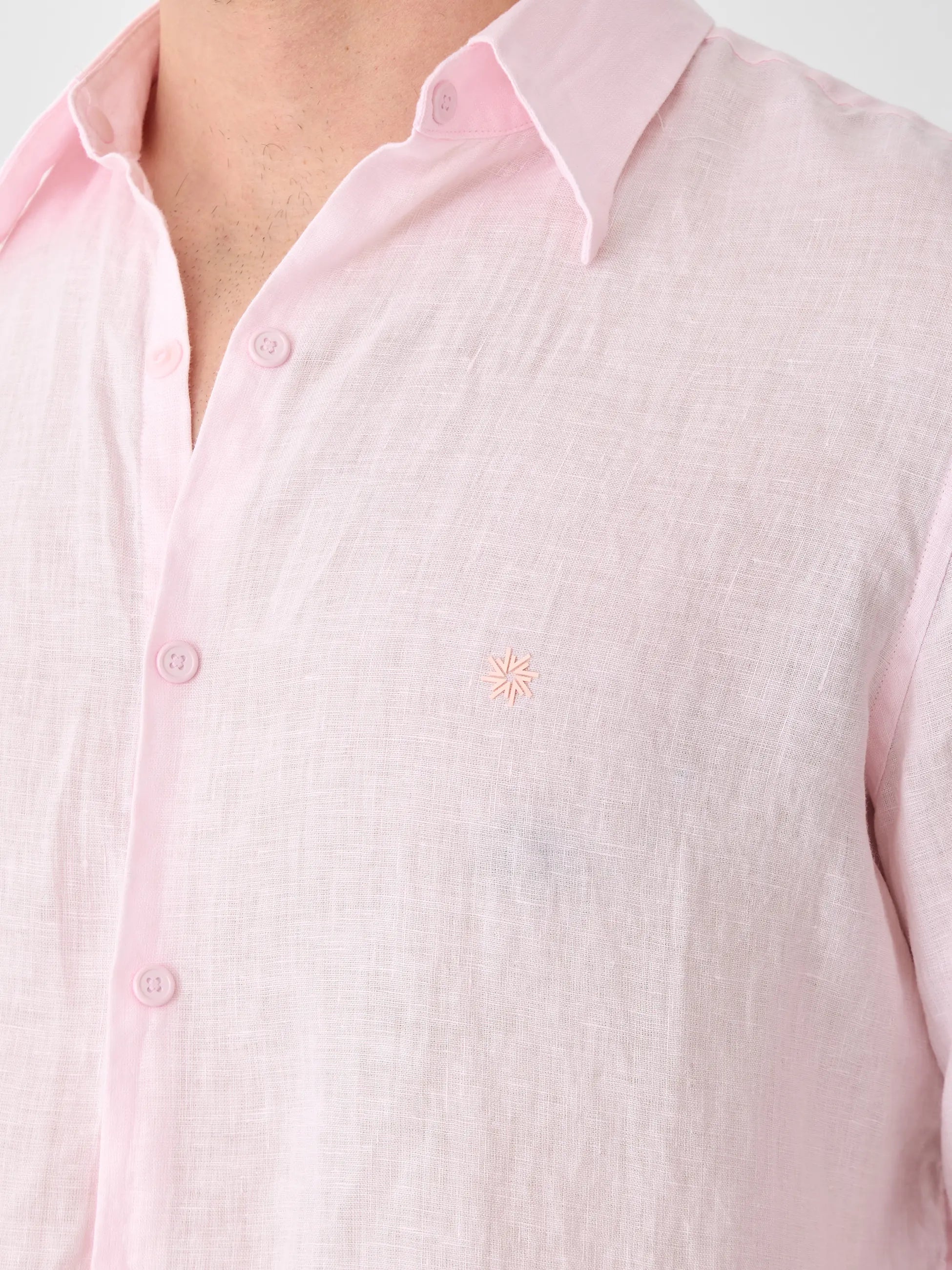 Isaora-The Linen Shirt 3/4-18-Milagron.com