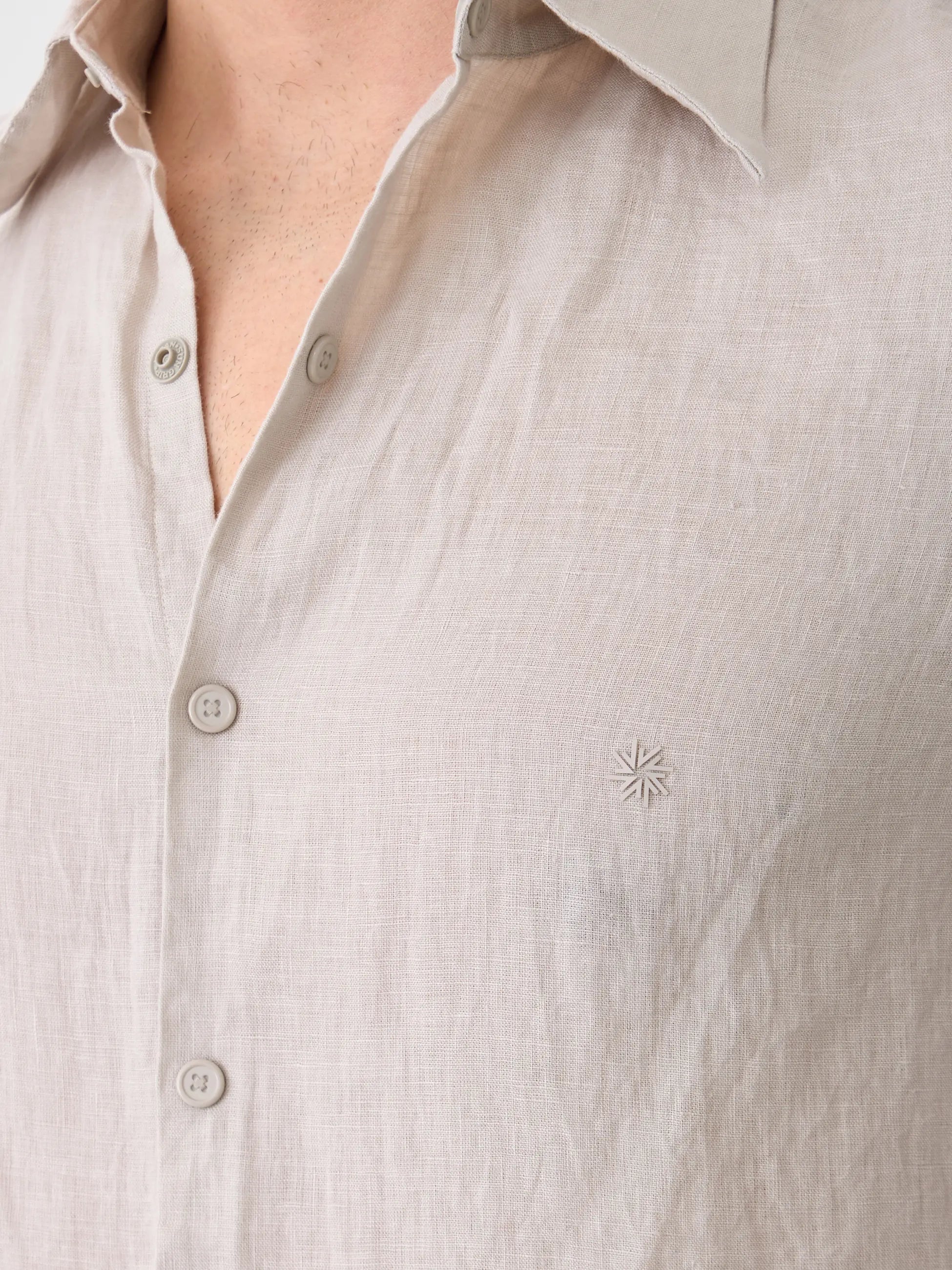 Isaora-The Linen Shirt 3/4-9-Milagron.com