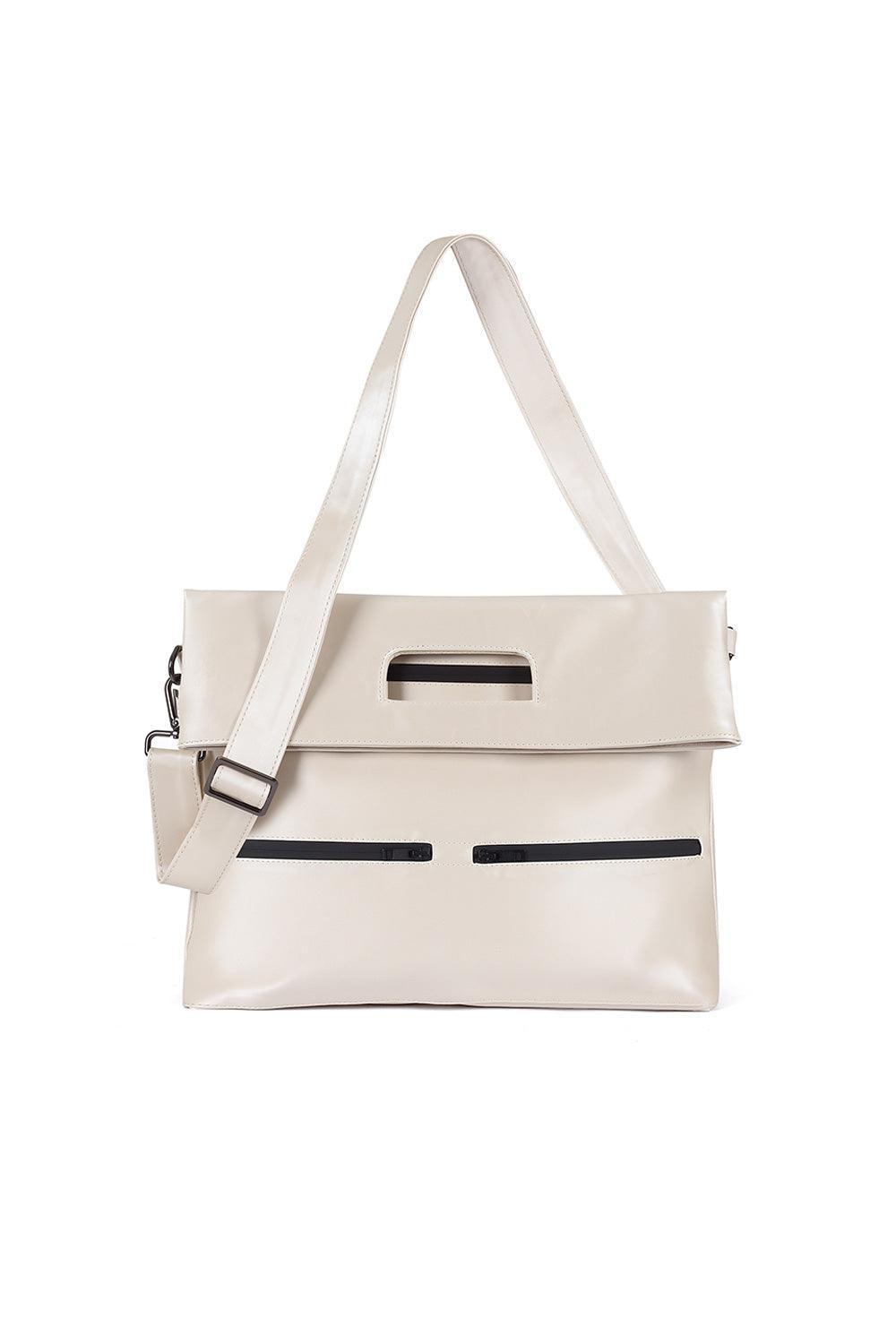 Isolated People-Beige Companion City Bag-Omuz Çantası-2-Milagron.com