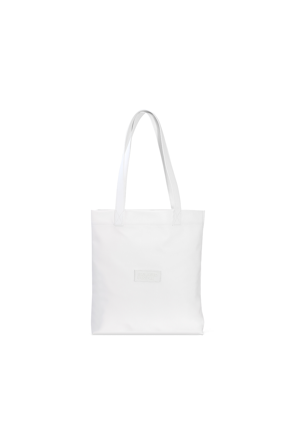 Isolated People-Isolated People Optic White Urban Tote Bag-Omuz Çantası-2-Milagron.com