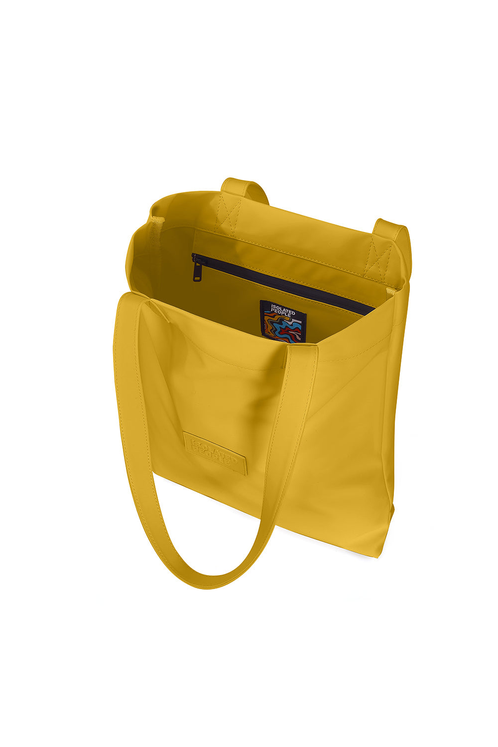 Isolated People-Isolated People Yellow Urban Tote Bag-Omuz Çantası-4-Milagron.com