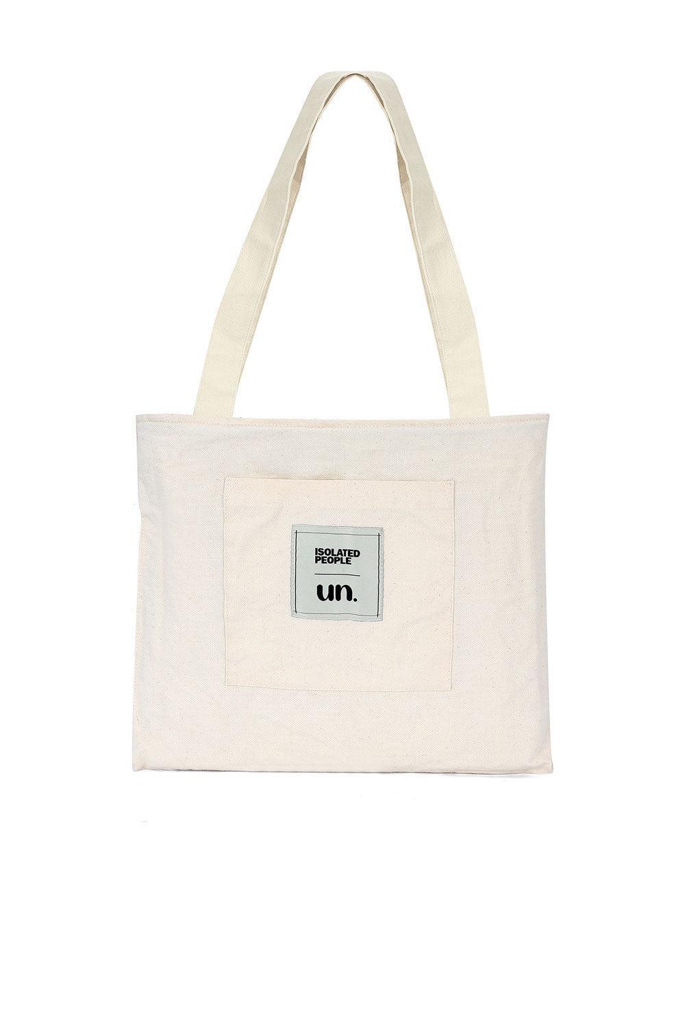 Isolated People-Mint Puffer Tote Bag-Omuz Çantası-6-Milagron.com