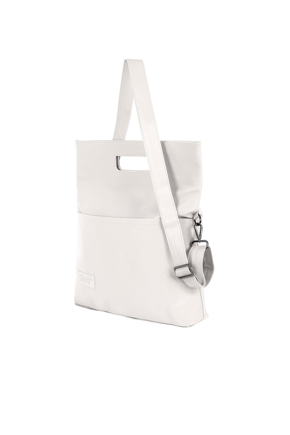Isolated People-Optic White Companion City Bag-Omuz Çantası-2-Milagron.com