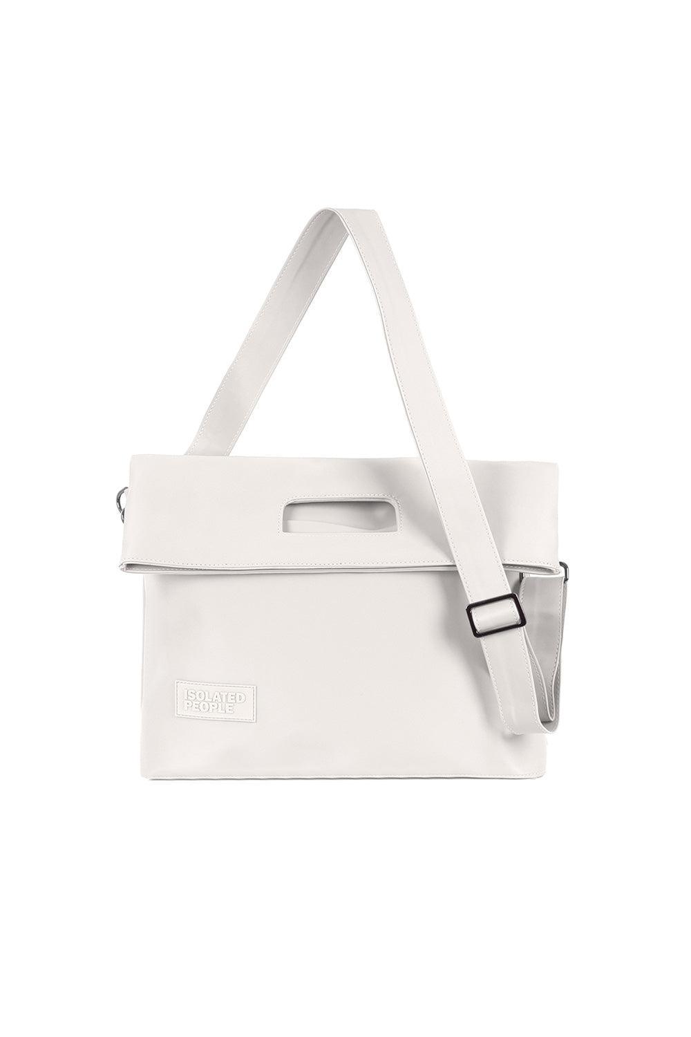 Isolated People-Optic White Companion City Bag-Omuz Çantası-4-Milagron.com