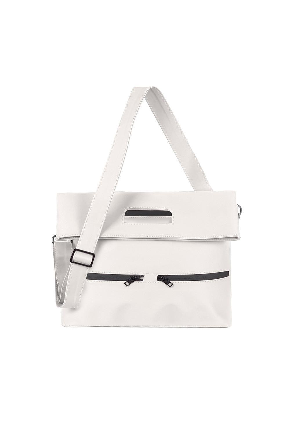 Isolated People-Optic White Companion City Bag-Omuz Çantası-5-Milagron.com
