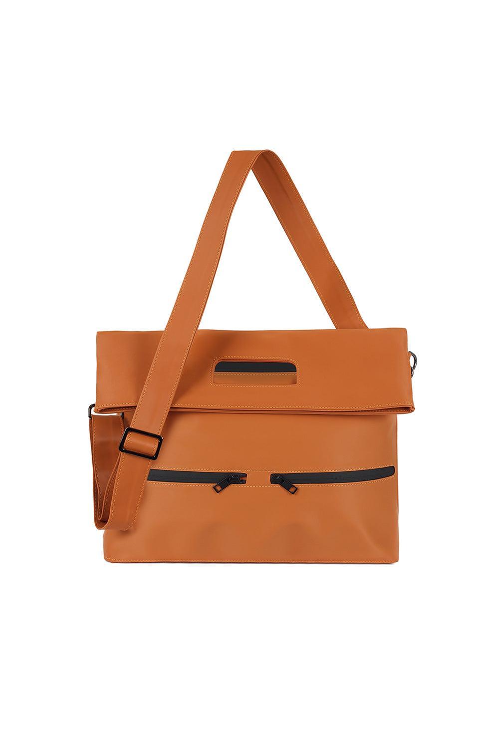 Isolated People-Orange Companion City Bag-Omuz Çantası-5-Milagron.com