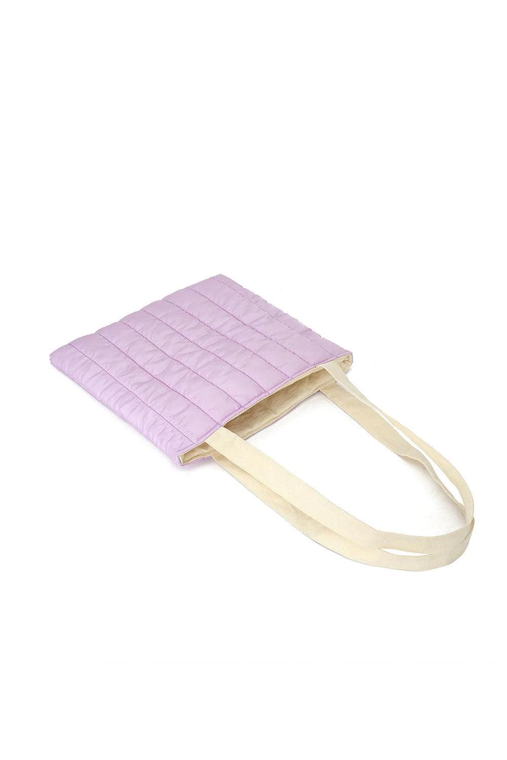 Isolated People-Purple Puffer Tote Bag-Omuz Çantası-5-Milagron.com