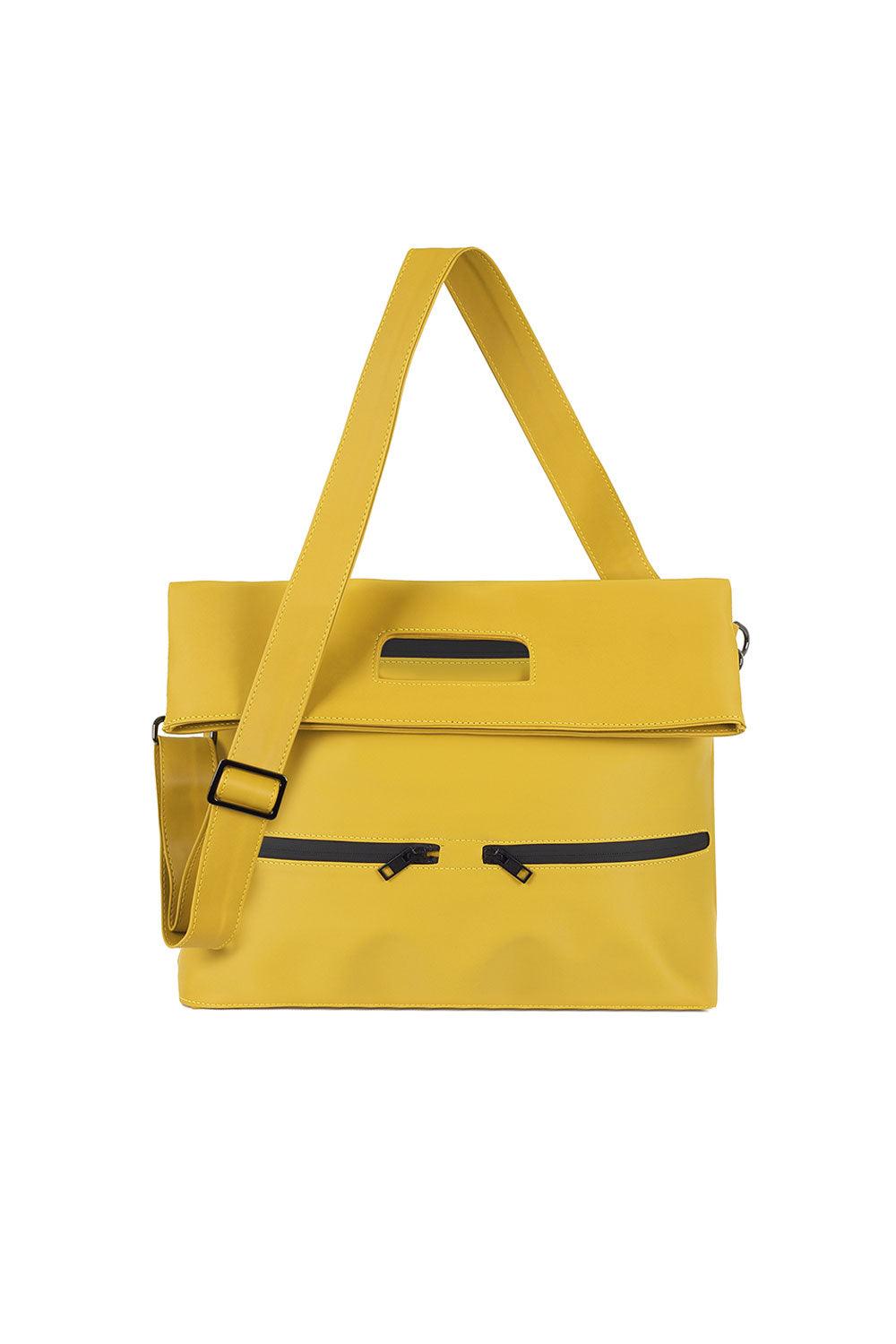 Isolated People-Yellow Companion City Bag-Omuz Çantası-6-Milagron.com