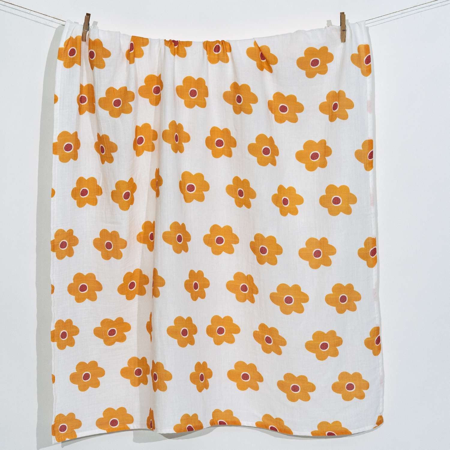 Amulet Lemon Bloom Müslin Bebek Örtüsü - 70X70Cm