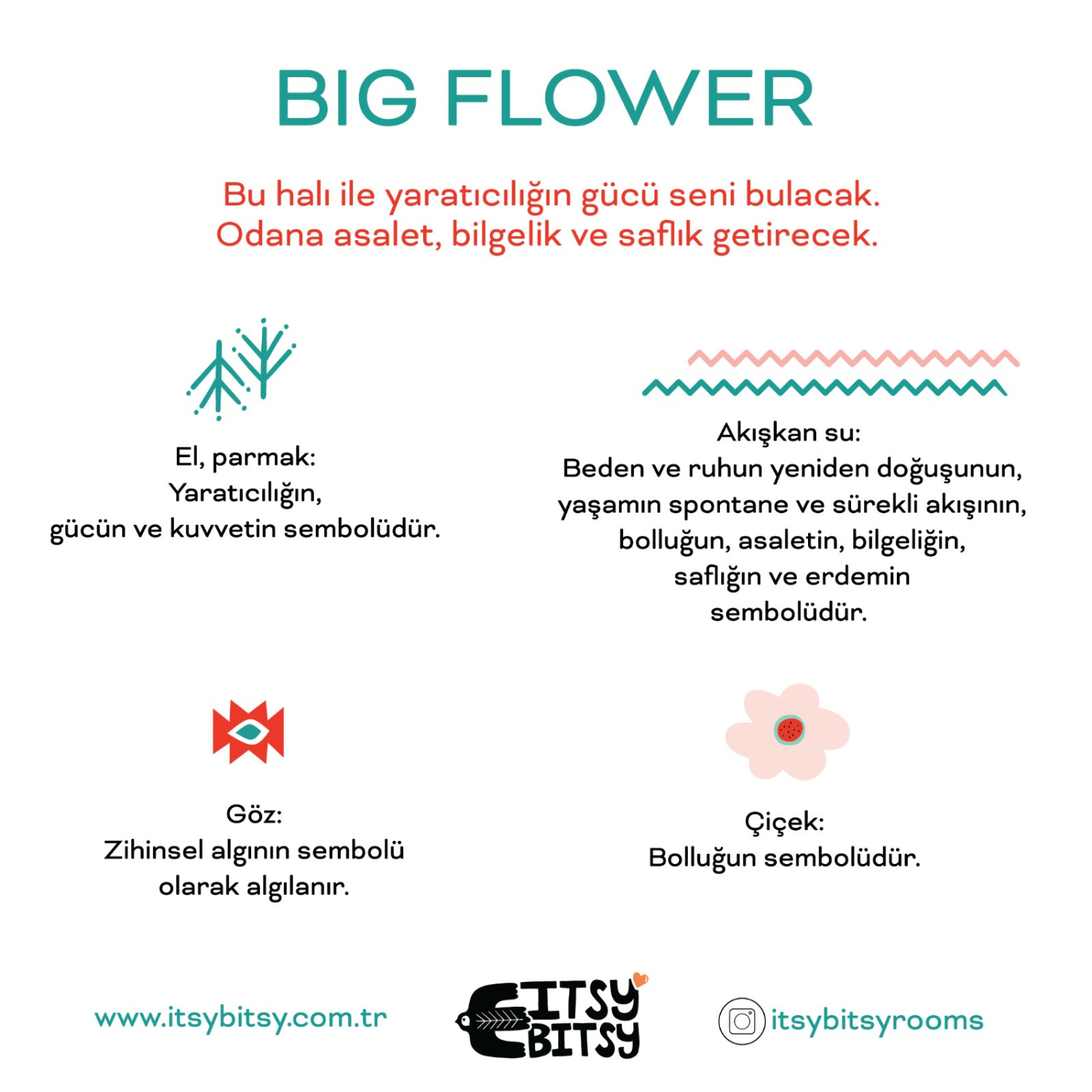 Big Flower Pembe Yıkanabilir Çocuk Halısı - 120X160Cm