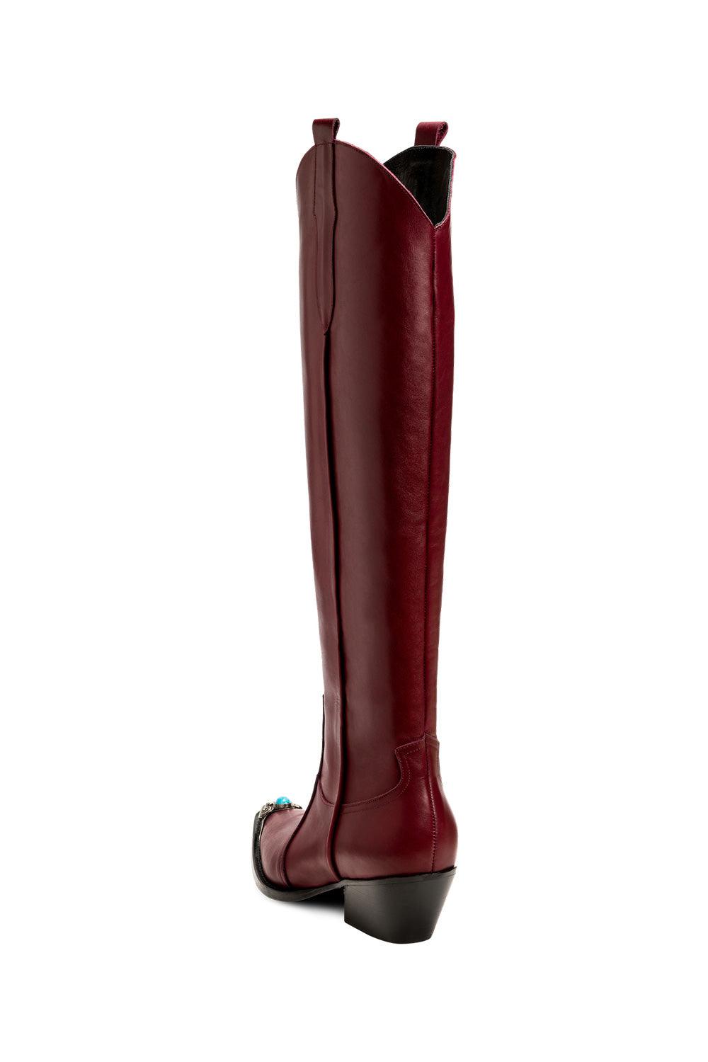 JL Twins-Aqua Boots Bordo-Bot-3-Milagron.com