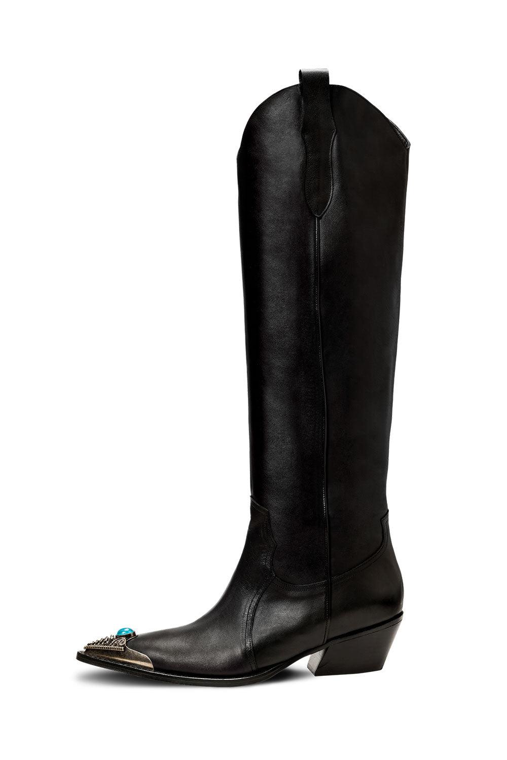 JL Twins-Aqua Boots Siyah-Bot-2-Milagron.com
