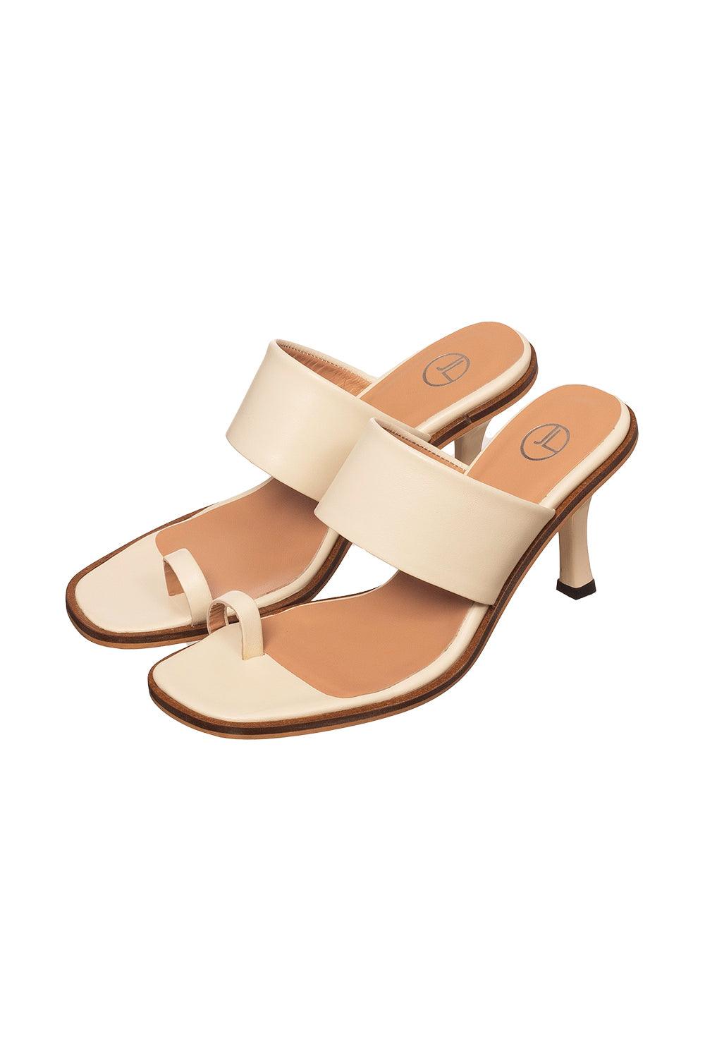 JL Twins-Eda Mules Bej-Sandalet & Terlik-1-Milagron.com