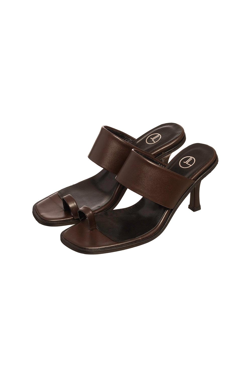 JL Twins-Eda Mules Kahverengi-Sandalet & Terlik-1-Milagron.com