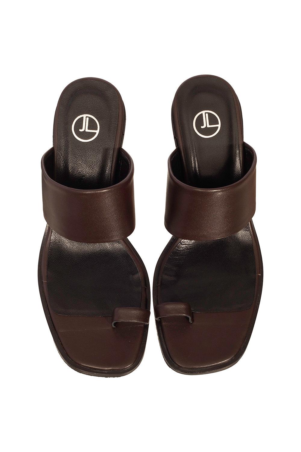 JL Twins-Eda Mules Kahverengi-Sandalet & Terlik-3-Milagron.com