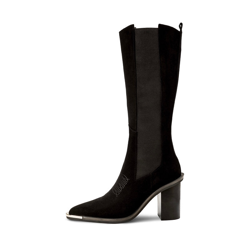 JL Twins-Tall Conwell Boots Black-Bot-2-Milagron.com