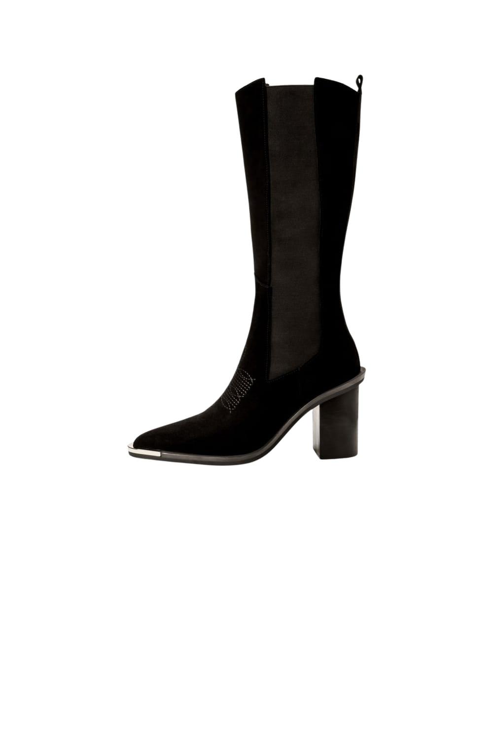 JL Twins-Tall Conwell Boots Black-Bot-6-Milagron.com