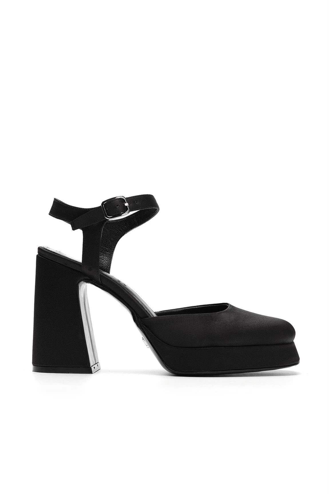 Babs Saten 10 Cm Platform Topuklu Ayakkabı