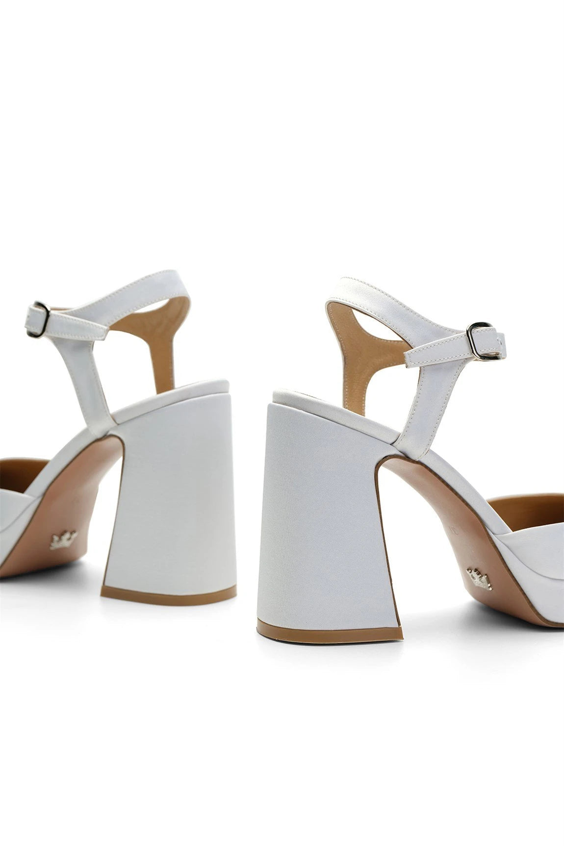 Babs Saten 10 Cm Platform Topuklu Ayakkabı