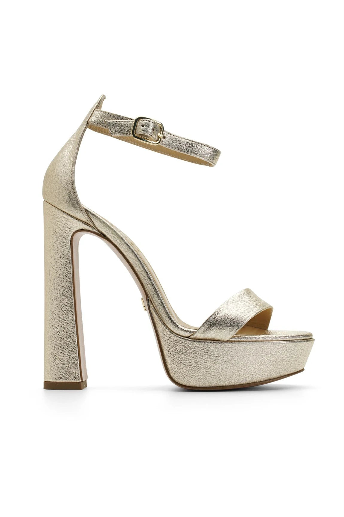 Desire Deri 14 Cm Platform Topuklu Ayakkabı