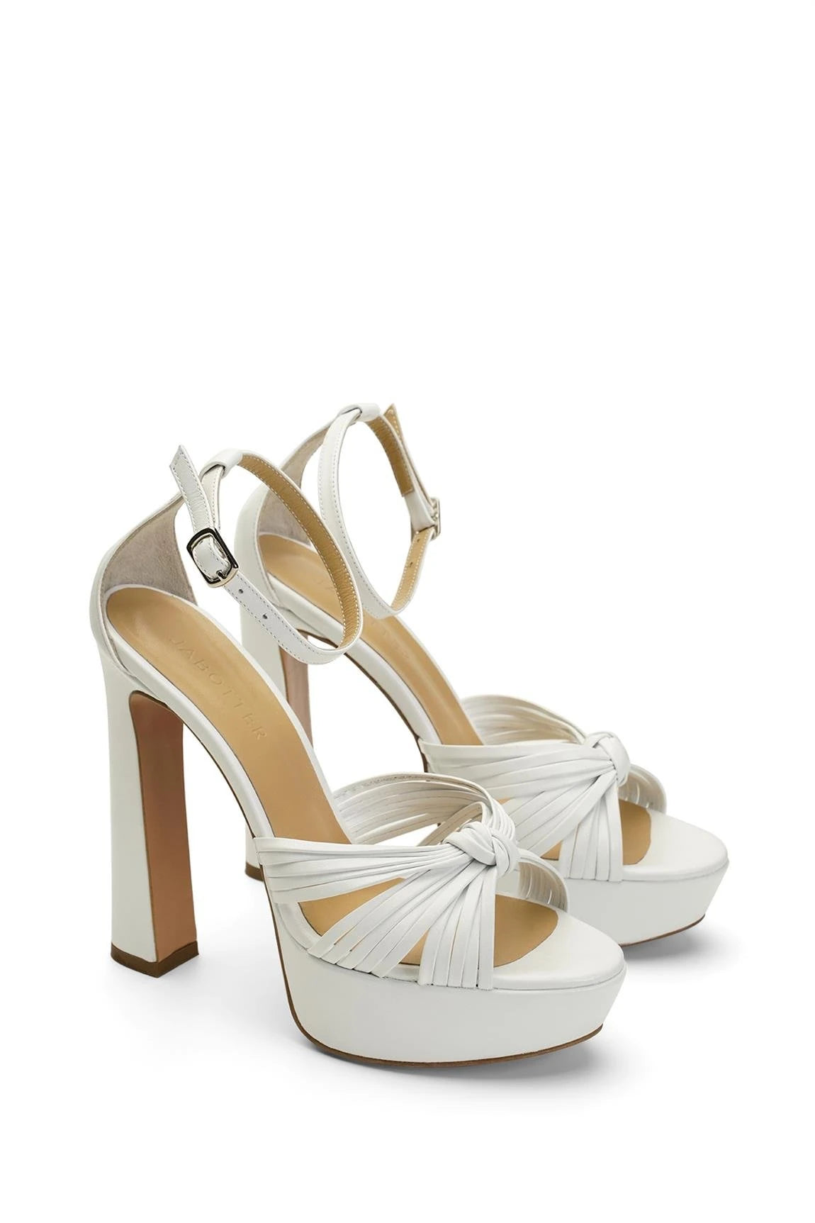 Gwen Deri 14 Cm Platform Topuklu Ayakkabı