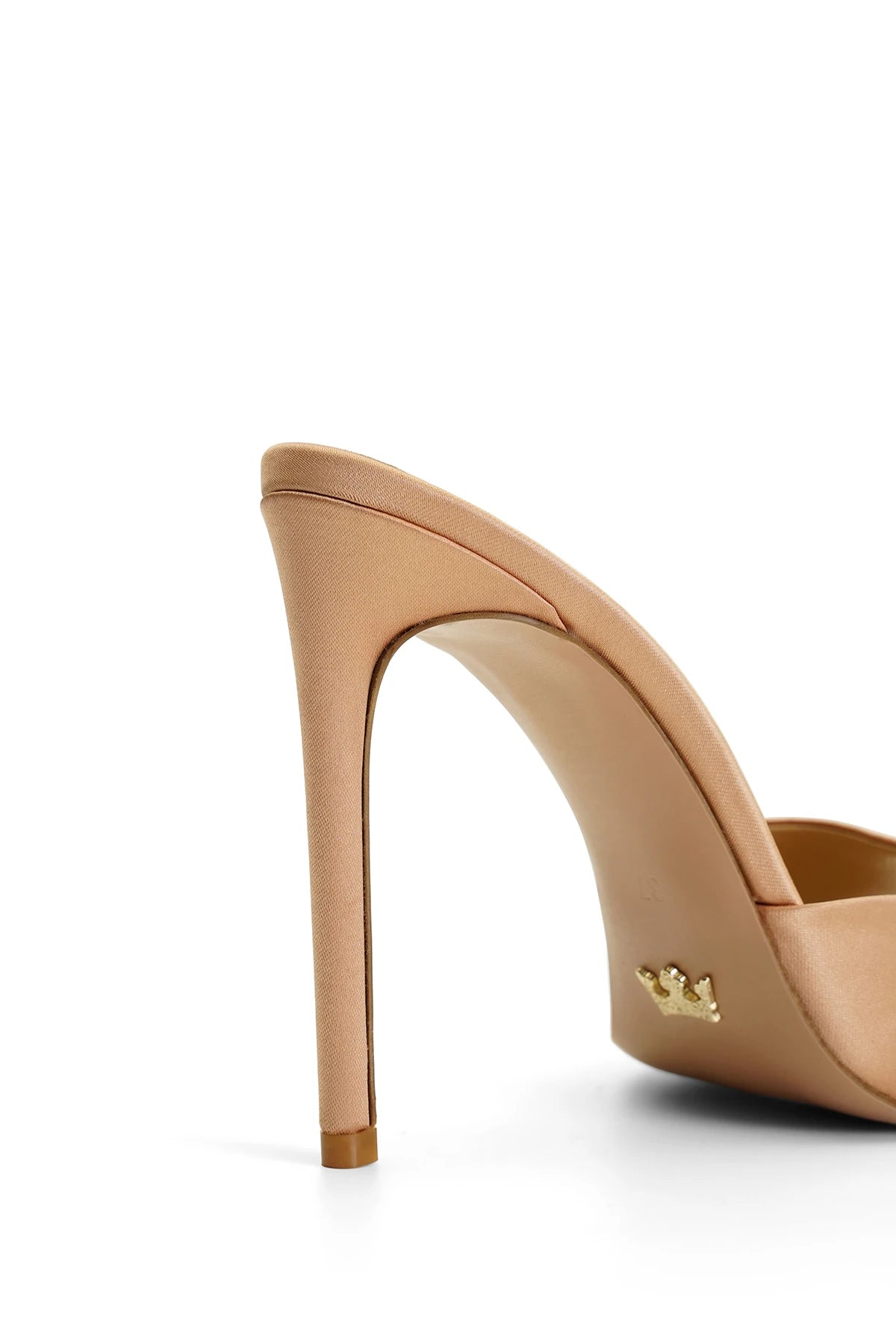 Malvina Saten 10 Cm Topuklu Terlik