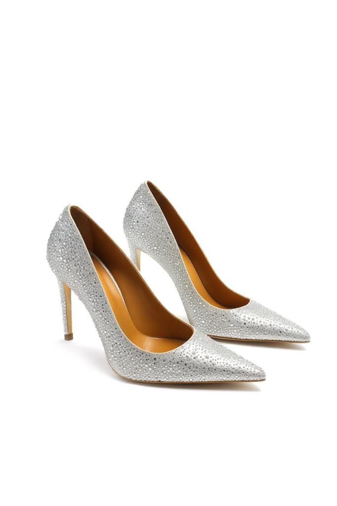 Monaco Taşlı 10 Cm Stiletto