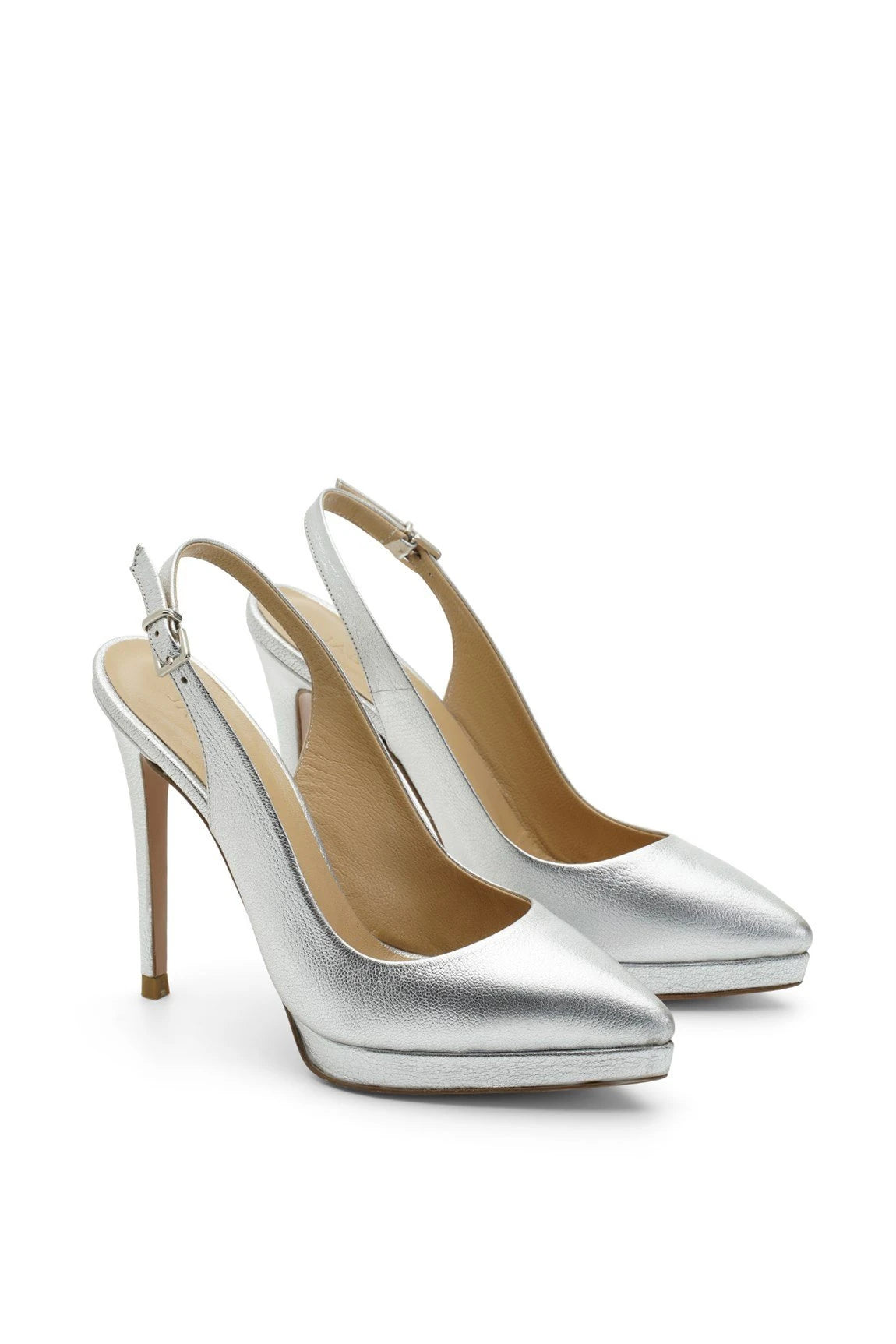 Tanya Deri 12 Cm Platform Topuklu Ayakkabı