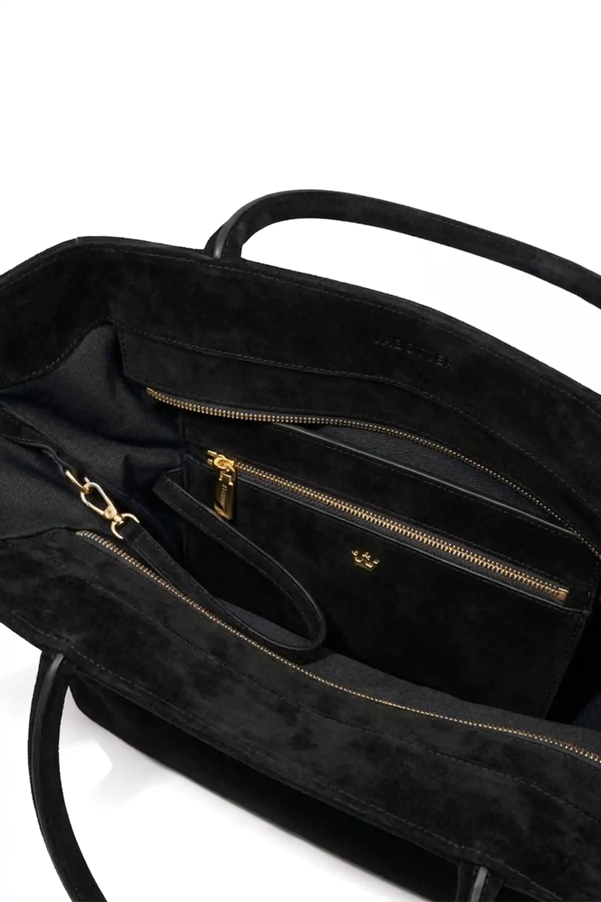Jabobag Tote Medium Süet Omuz Çantası