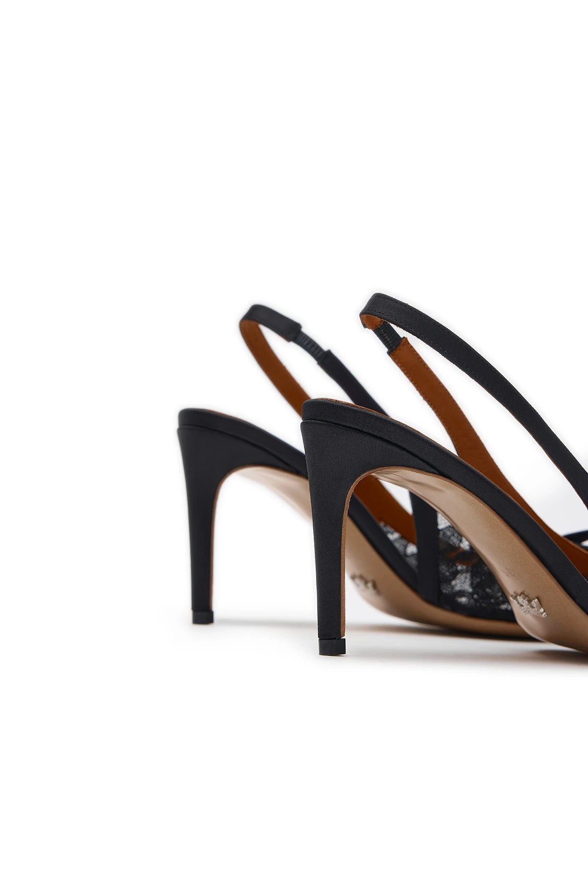 Verona Saten 8 Cm Stiletto