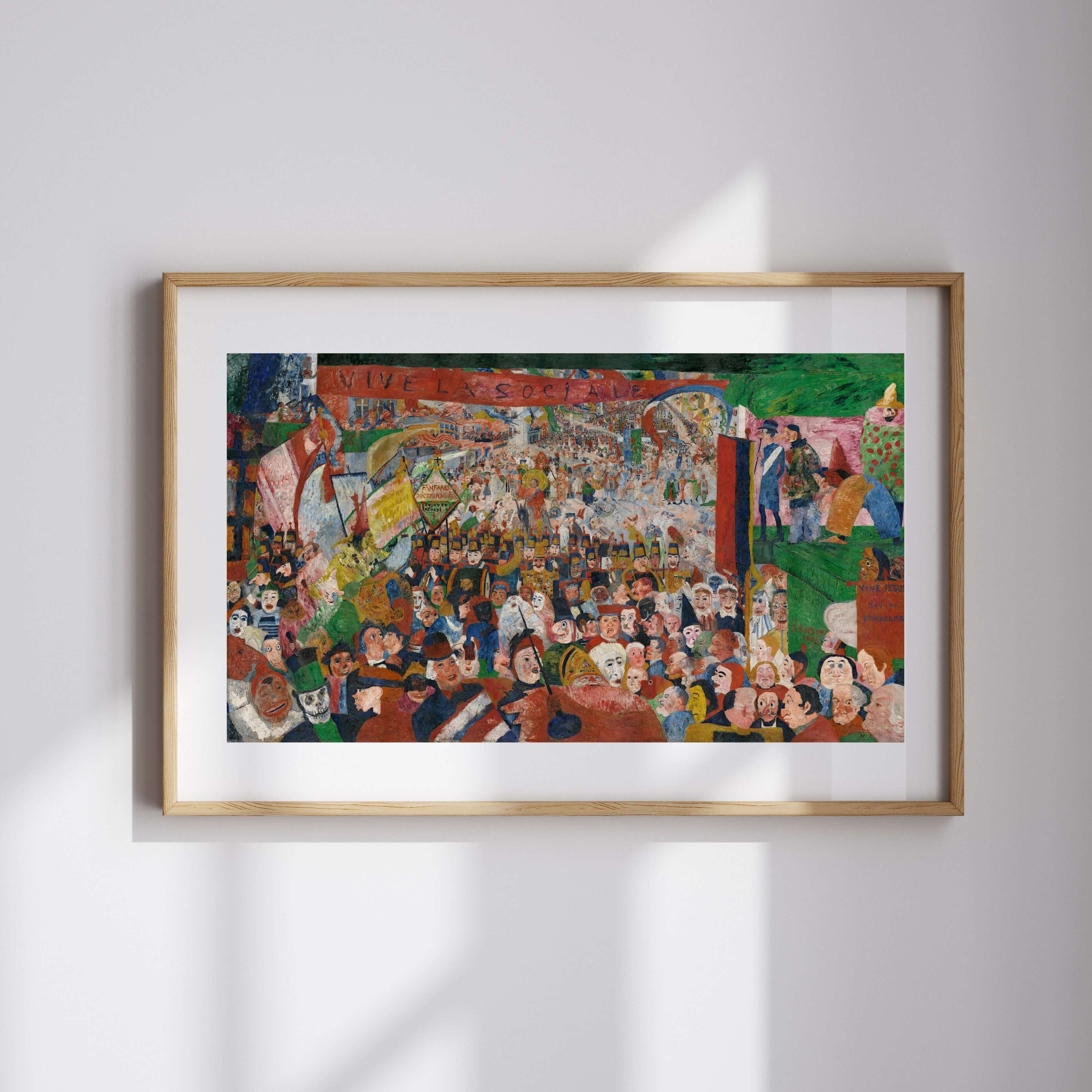 James Ensor - İSa'Nın 1889'Da Brüksel'E Girişi