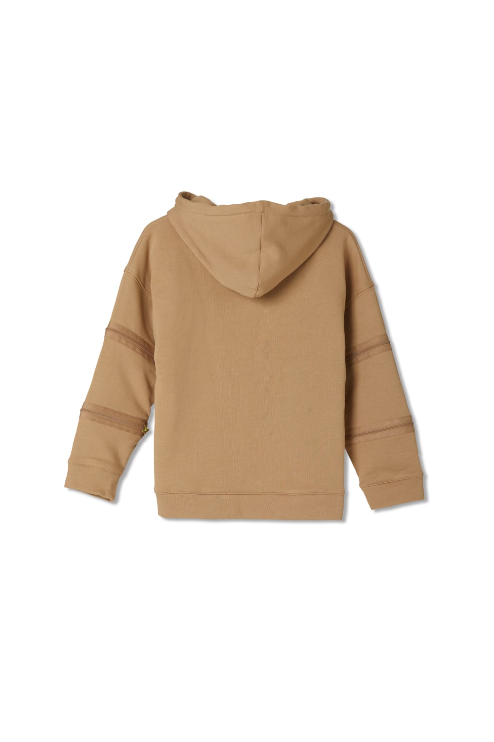 JayJayJumpie-3'ü Bir Arada Dönüşebilir Hoodie Çıkarılabilir Dirsek Parçalı Kapüşonlu Çocuk Sweatshirt | Bej-Sweatshirts & Hoodies-1-Milagron.com