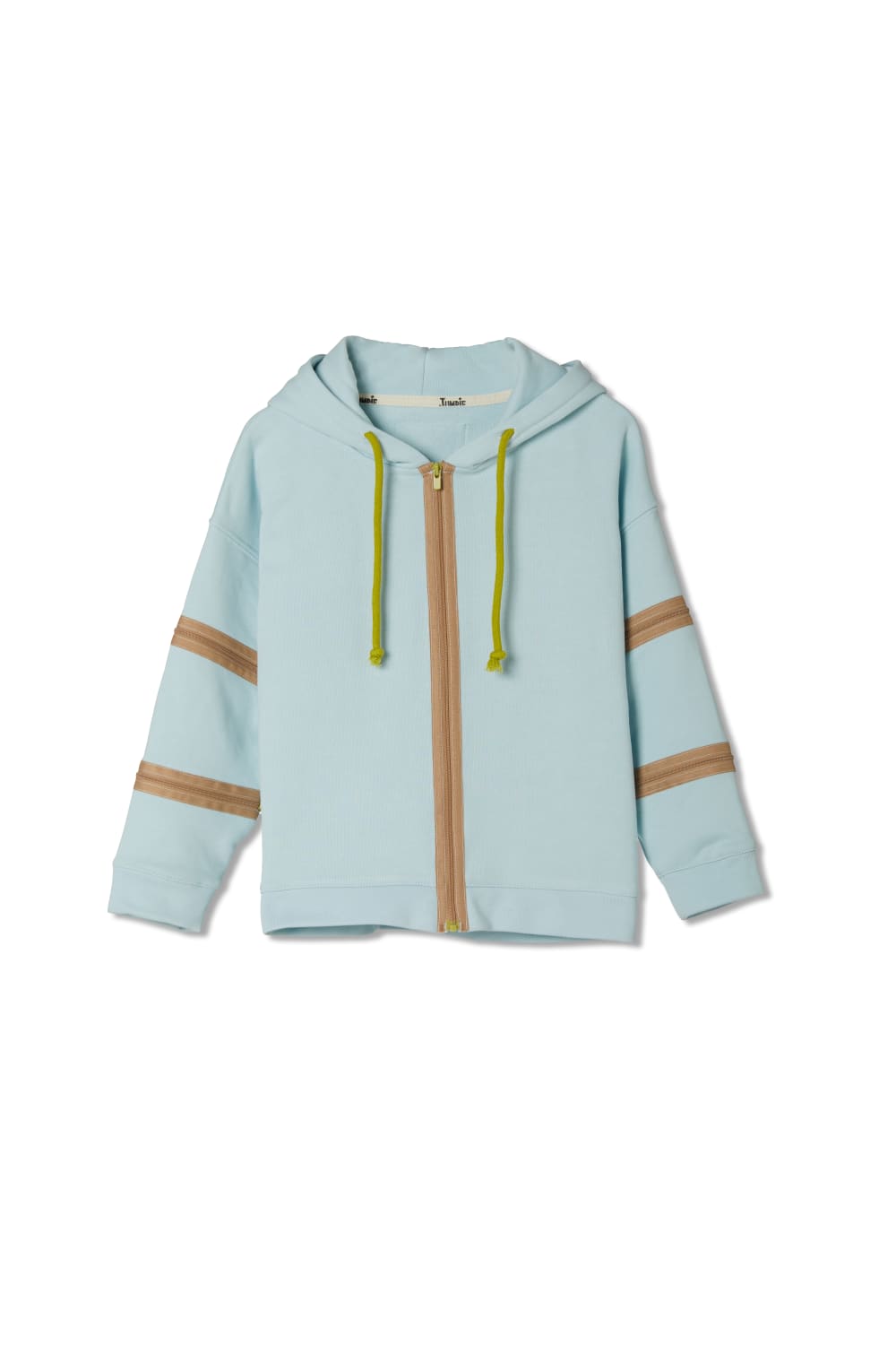 JayJayJumpie-3'ü Bir Arada Dönüşebilir Hoodie Çıkarılabilir Dirsek Parçalı Kapüşonlu Çocuk Sweatshirt | Mavi-Sweatshirts & Hoodies-1-Milagron.com