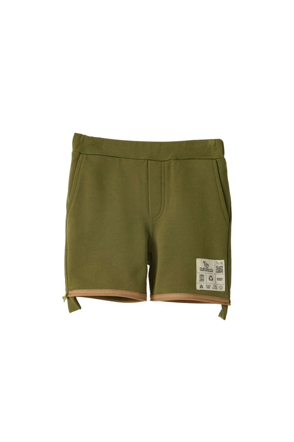 JayJayJumpie-3'ü Bir Arada Dönüşebilir Joggers Çıkarılabilir Diz Parçalı Çocuk Pantolon | Haki-Pantolon-3-Milagron.com